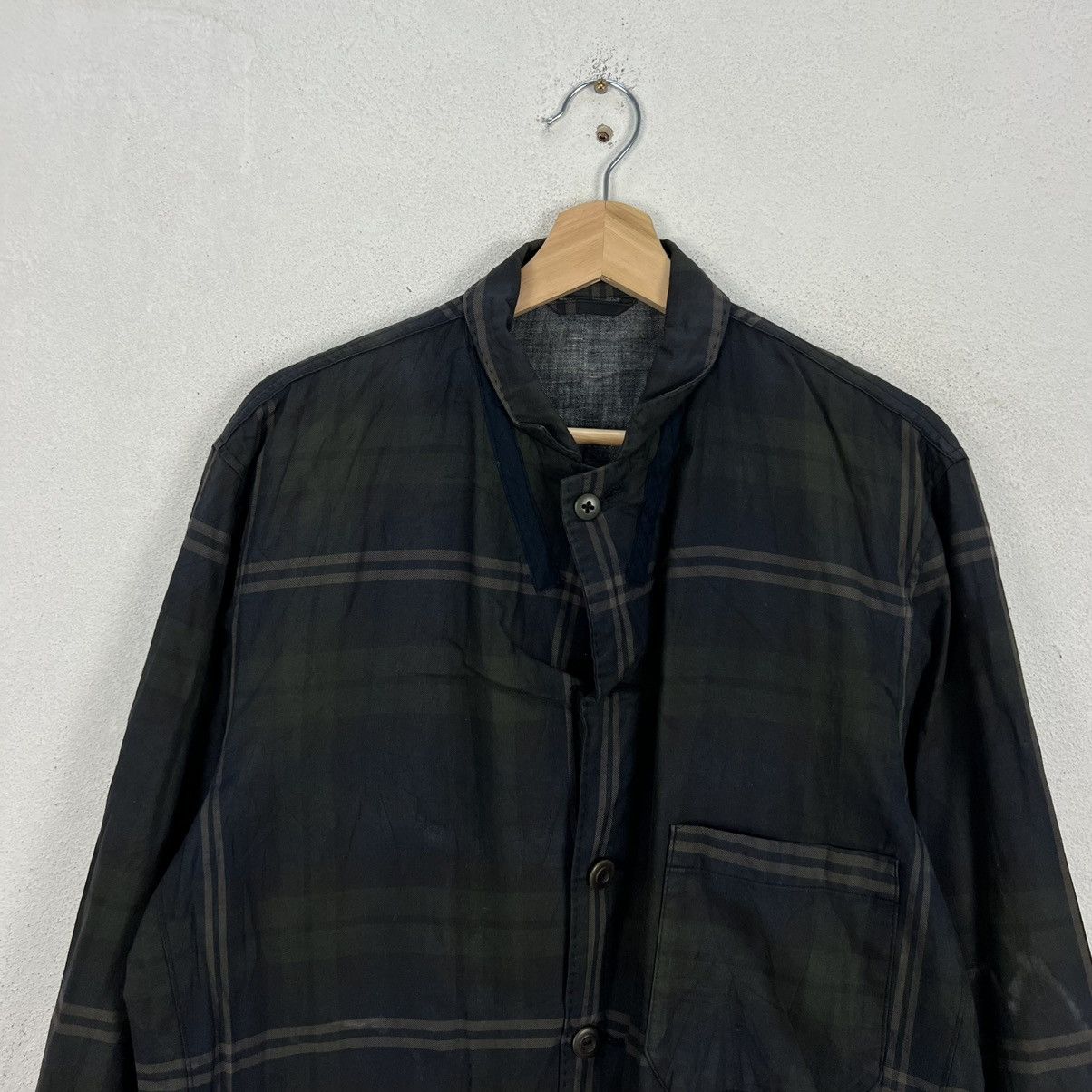 VINTAGE 45RPM TARTAN DESIGN JACKET SAMPLE - 3