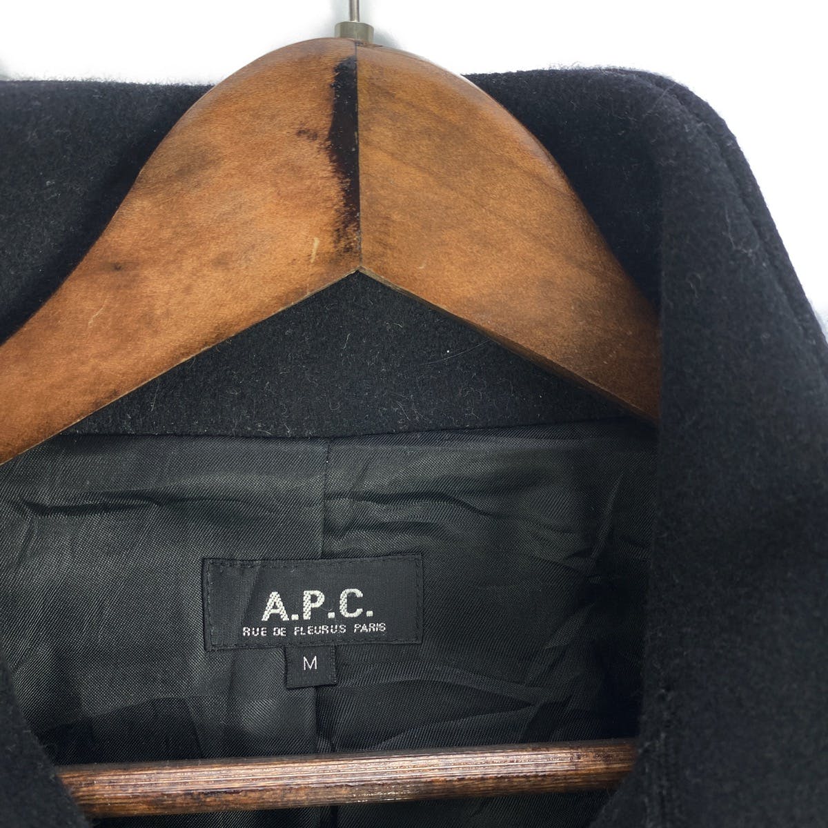 A.P.C Peacoat Wool Cropped Jacket Made In Poland - 9