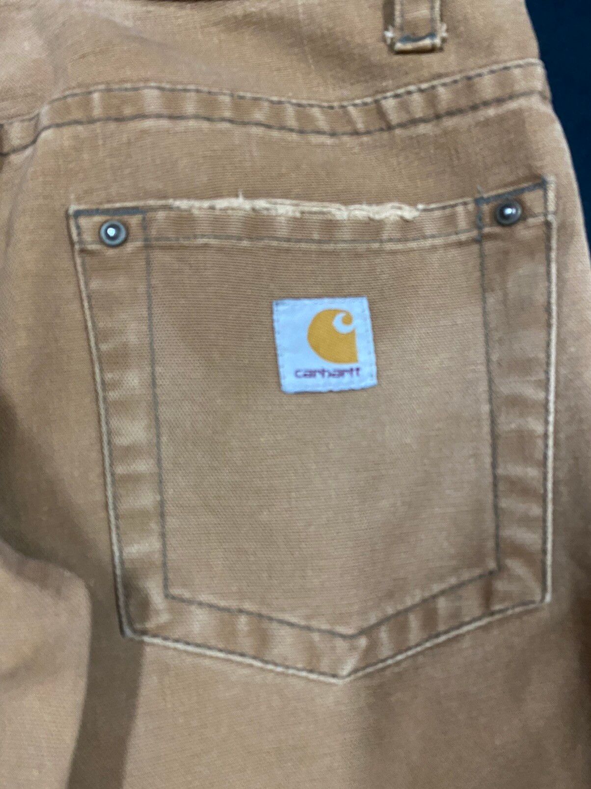 Vtg🔥Carhartt Duck Canvas Jeans Made In Tunisia - 11