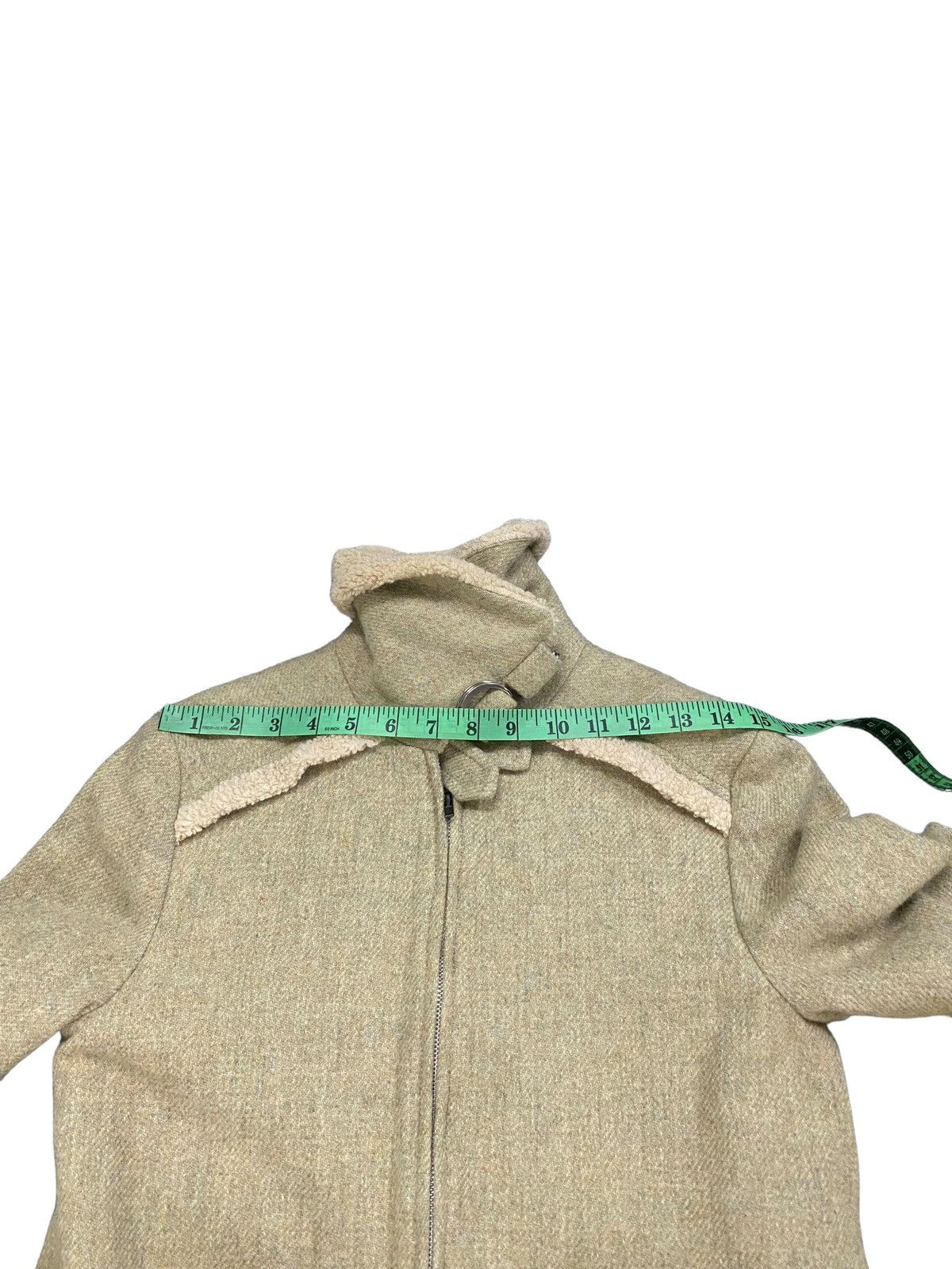 Vintage Marc Jacobs Look Sherpa Zipper Jacket Size 4 - 13