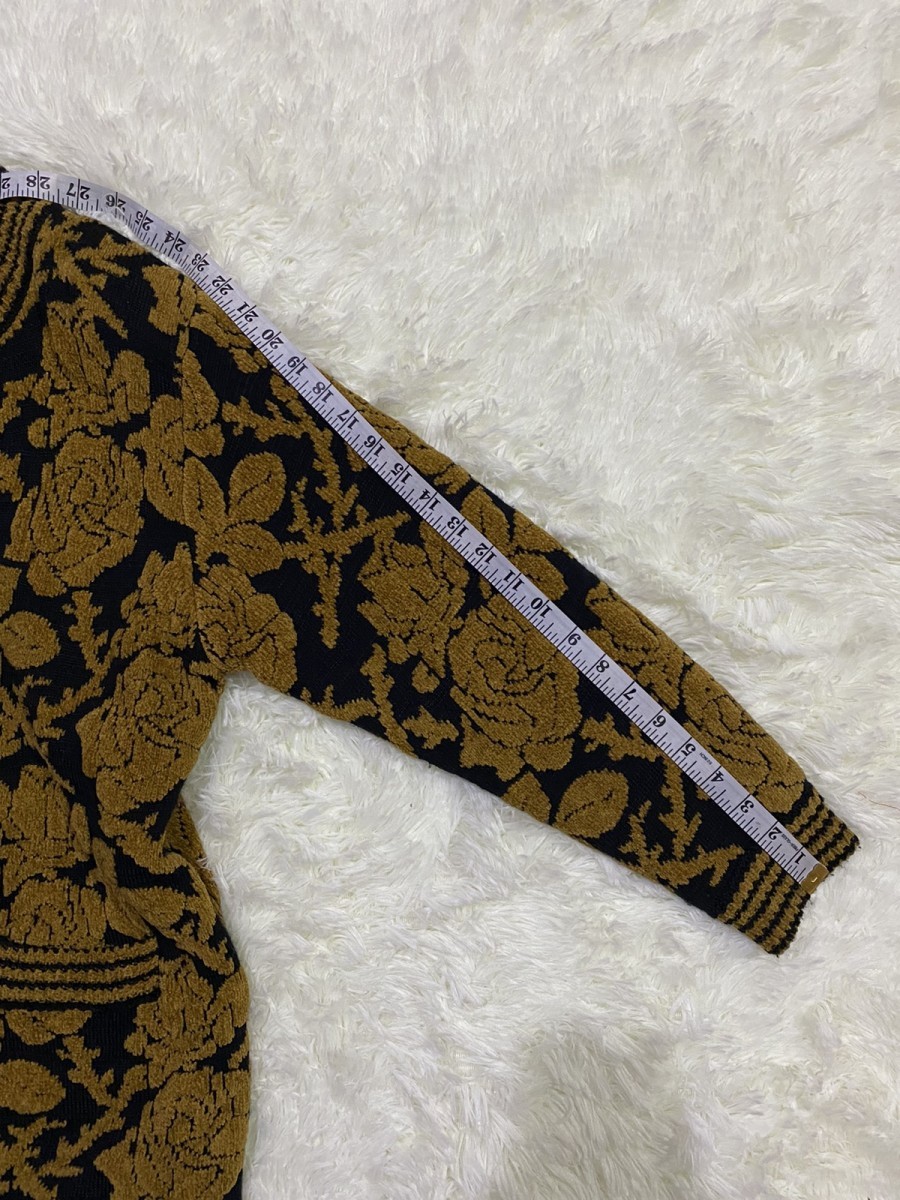 Cardigan - Designer Label Ichioku Floral Motif Sweater Cardigan - 15