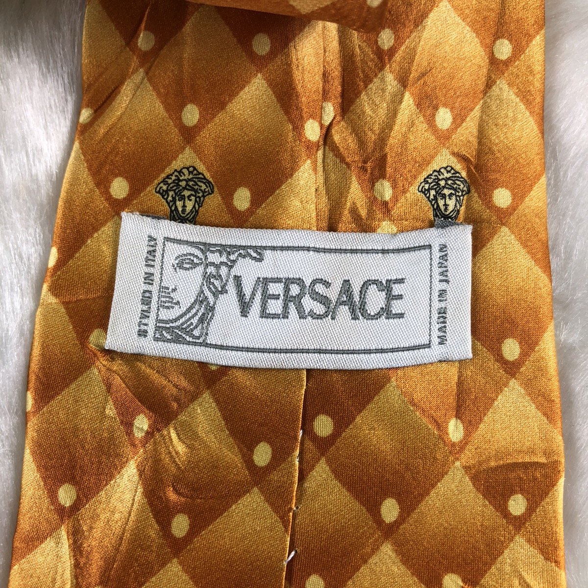 Vintage Versace monogram Silk Tie - 1
