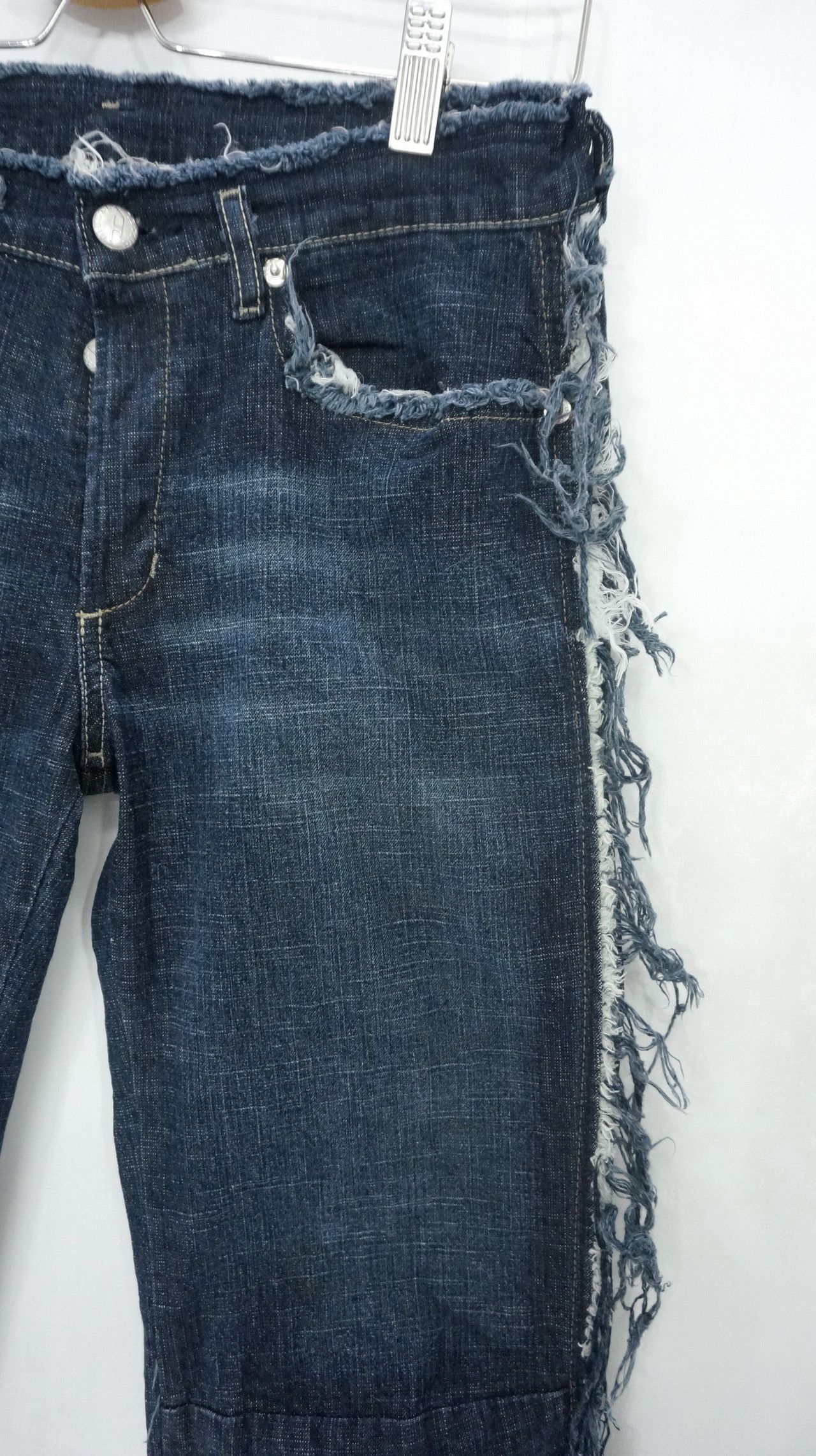 Rare🔥Vintage DIESEL Flared Ripped Outseam Women Jeans - 5