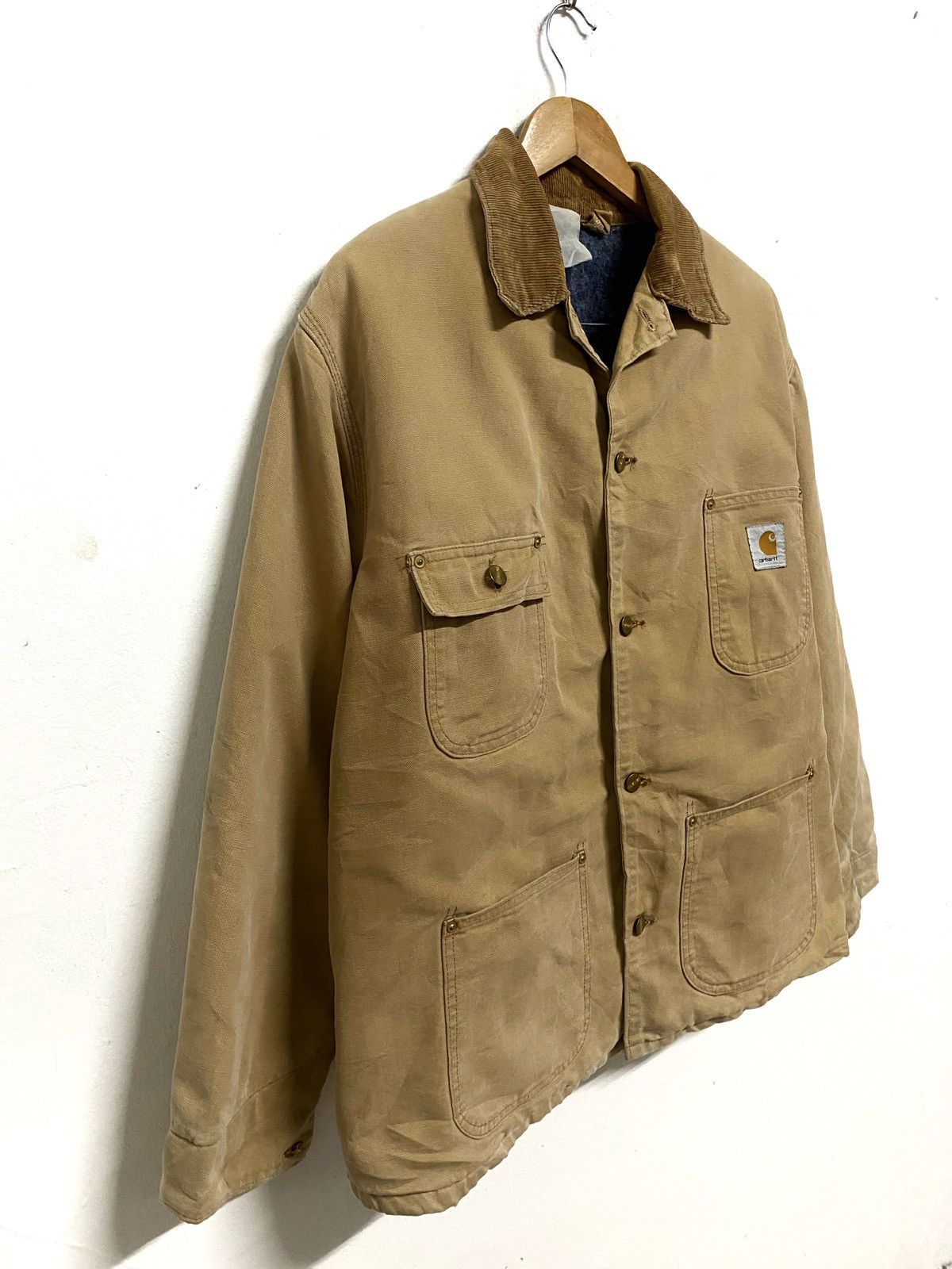 Vintage Carhartt Blanket Lined Chore Jacket - 5