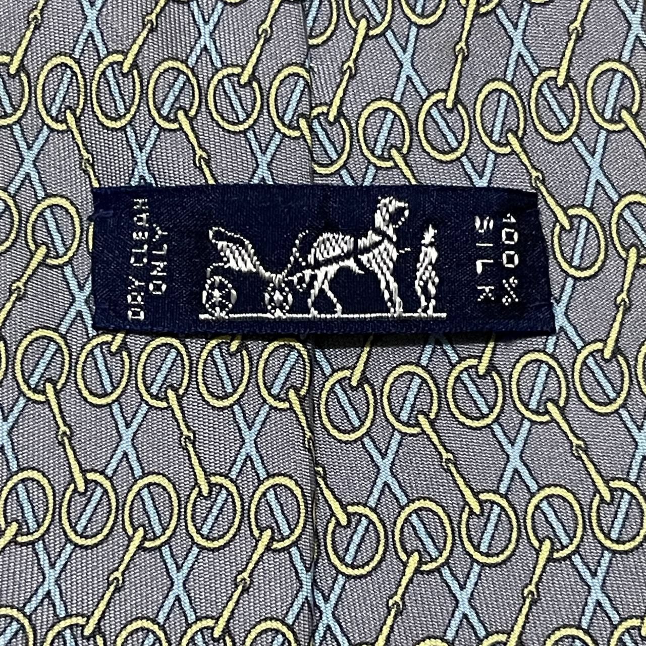 Vintage Hermes Paris Silk Tie - 7