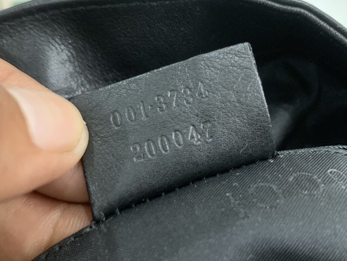 Authentic Gucci Black Jackie Leather Shoulder Bag - 12