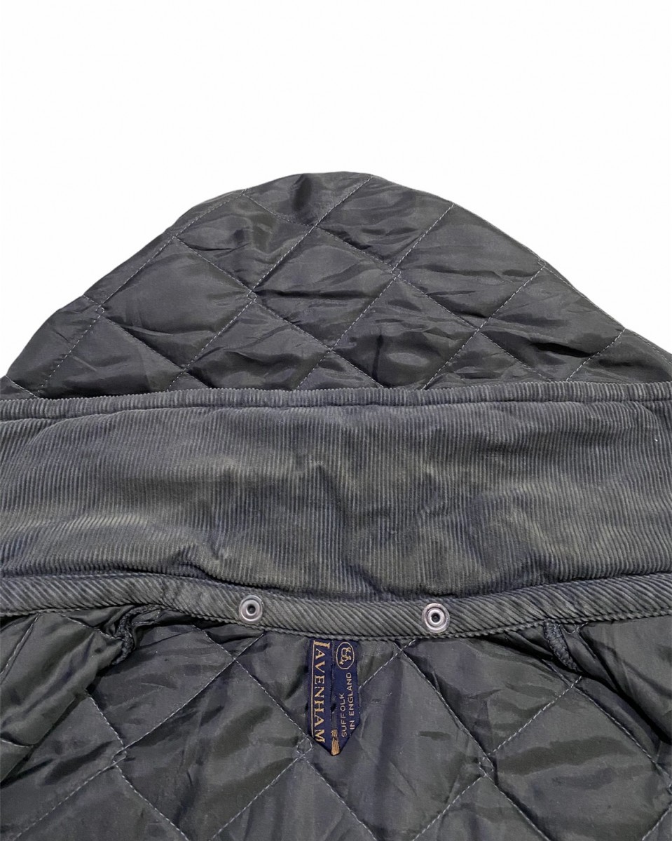 Lavenham - Suffolk Quilted Slim Fit Jacket Detachable Hood - 10