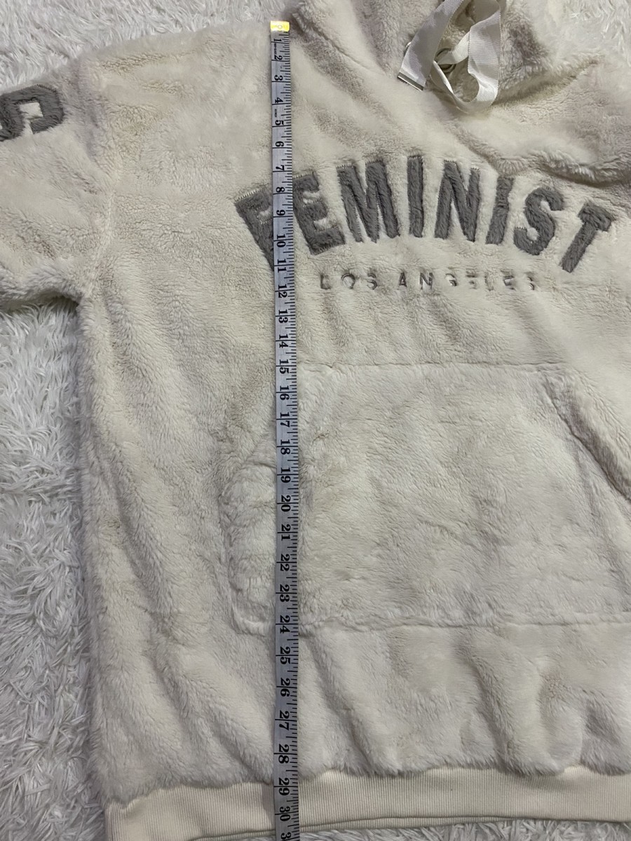 Forever 21 - Feminist Los Angeles Contemporary Faux Fur Hoodie Jacket - 13