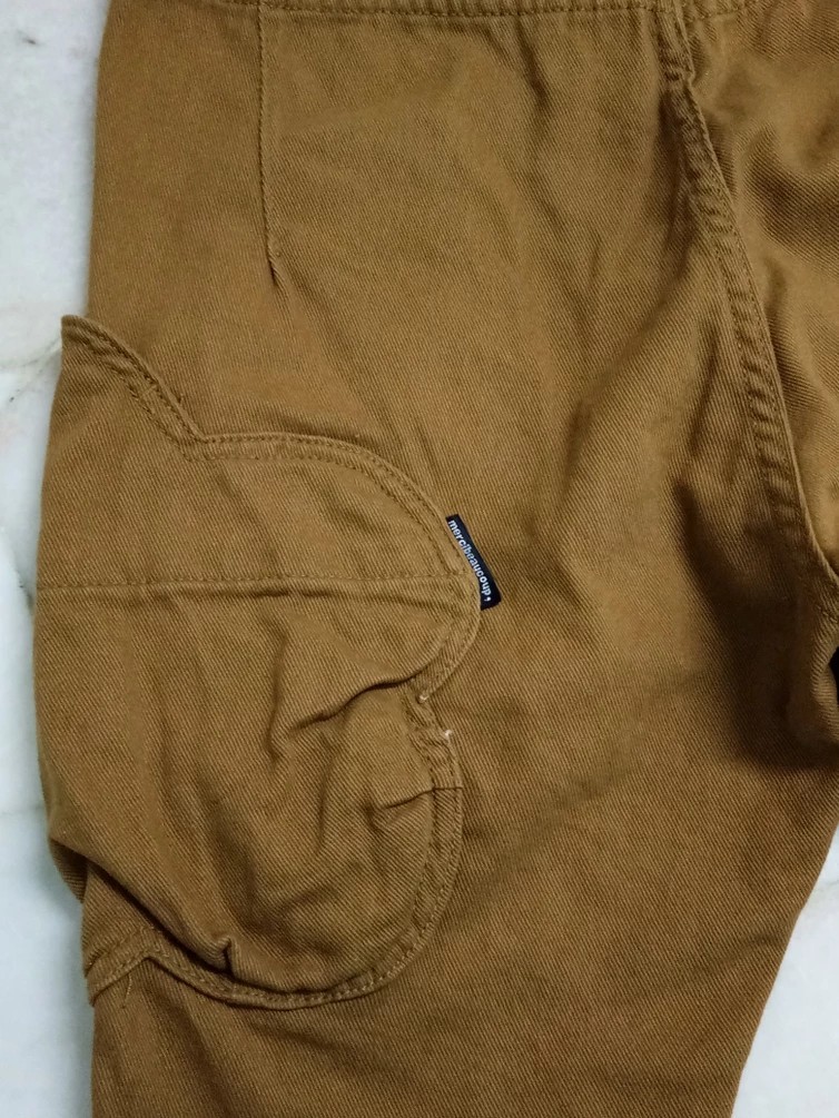 Mercibeaucoup - Mercibeaucoup Pocket cargo drop crotch pants khakis brown - 8