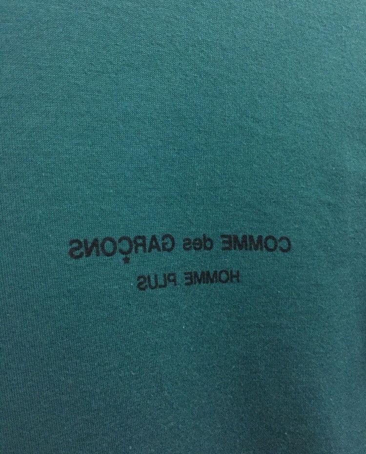 GRAIL🔥OG CDGH+ SS95 Color Block Mirror Font Shirt - 1