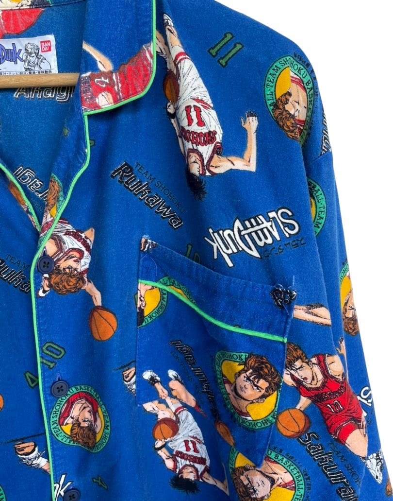 Limited item🔥Vintage Slam Dunk Shohoku Full Print Pyjama - 6