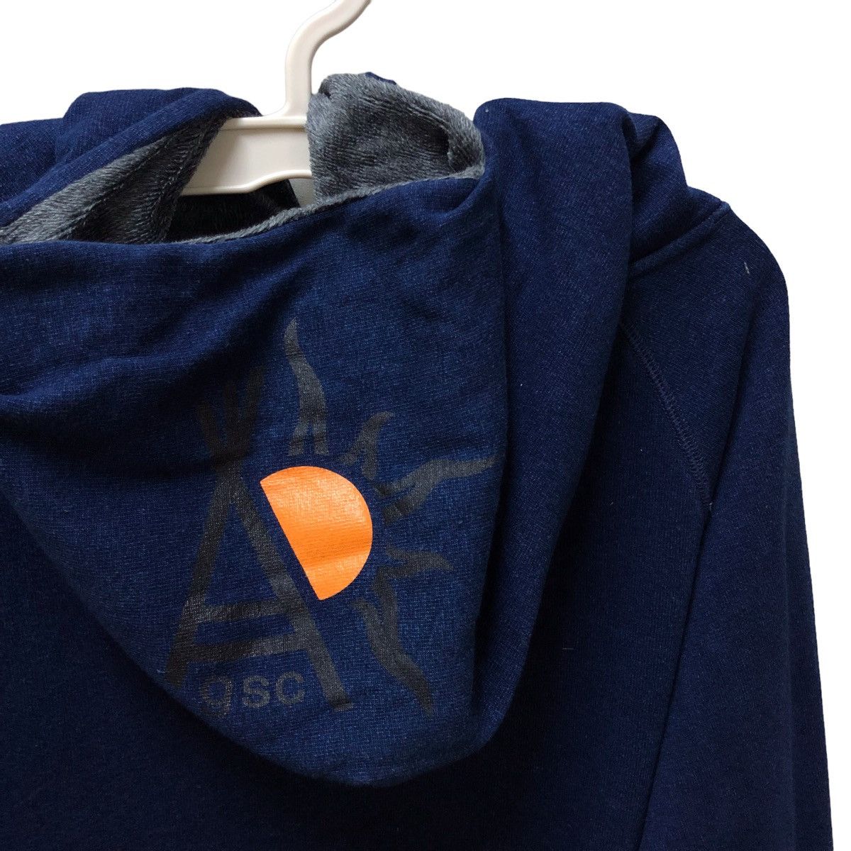 Japanese Brand - Go slow caravan blue denim hoodie - 4