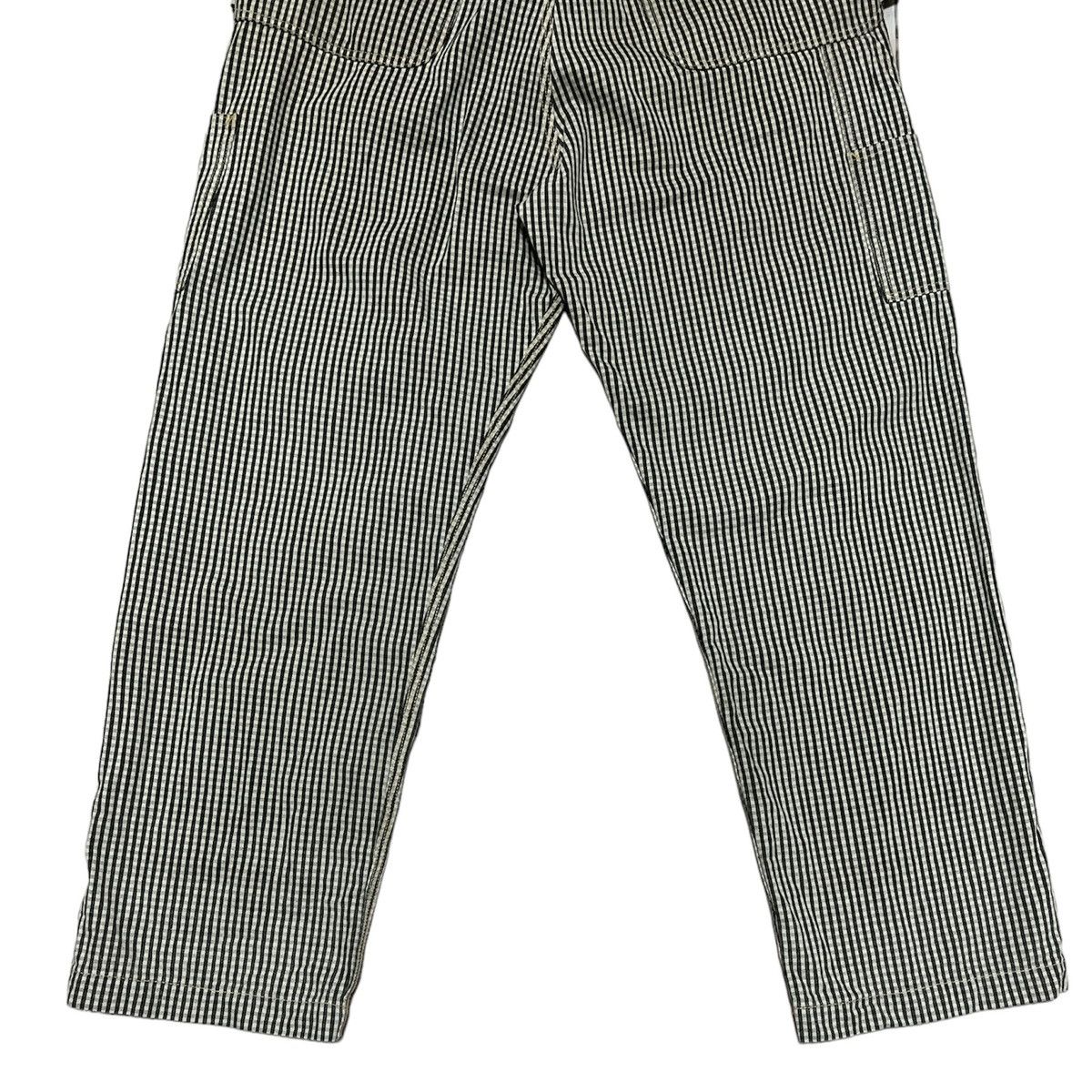 Kapital hickory stripe double knee carpenter pants - 11