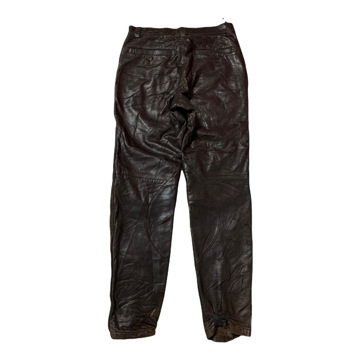 🔥Vintage Issey Miyake Men Sheep Leather Bikers Pants - 9