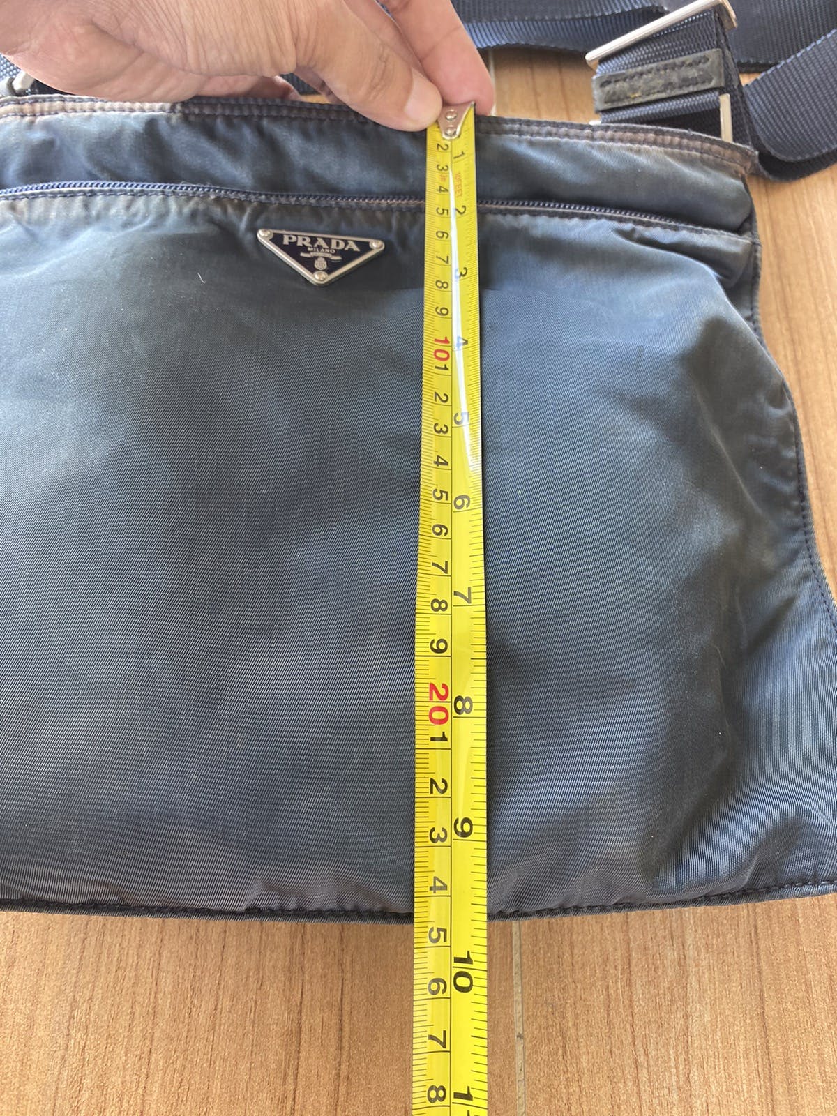 Authentic Prada Tessuto Nyalon Sling Crossbody Bag FADED - 10