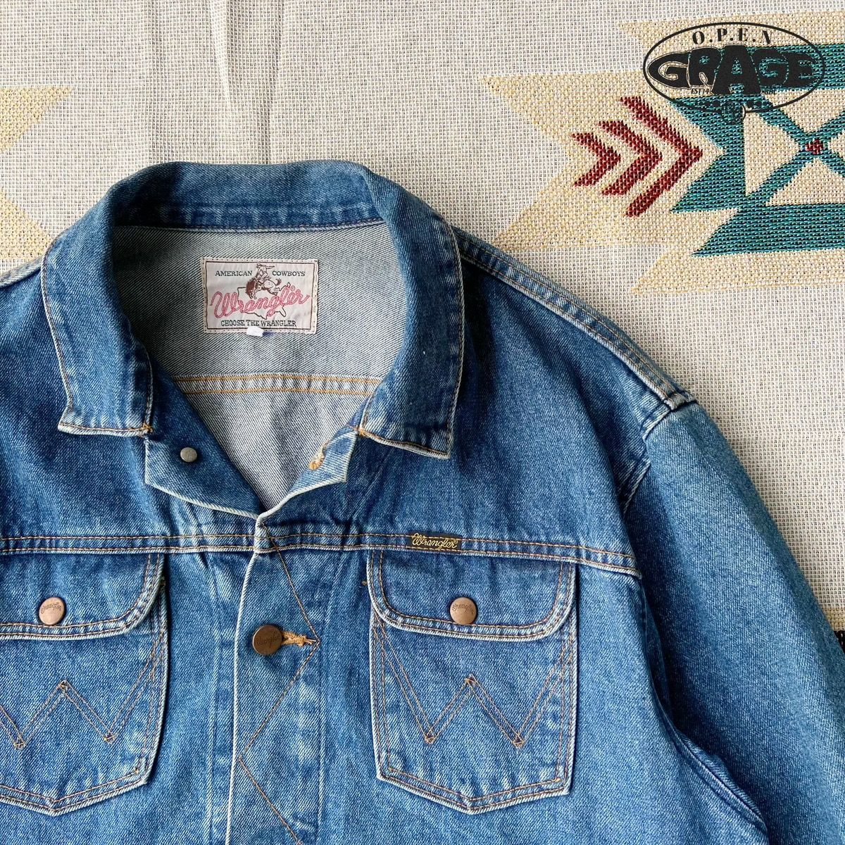 Archival Clothing - Collectible Classic VTG Wrangler Jean Jacket Worn by Icons - 3