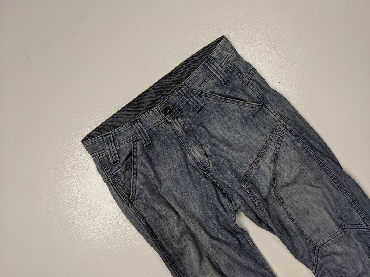 Gstar - Lowcom Straight Denim Jeans Bottom Pant Trouser - 2