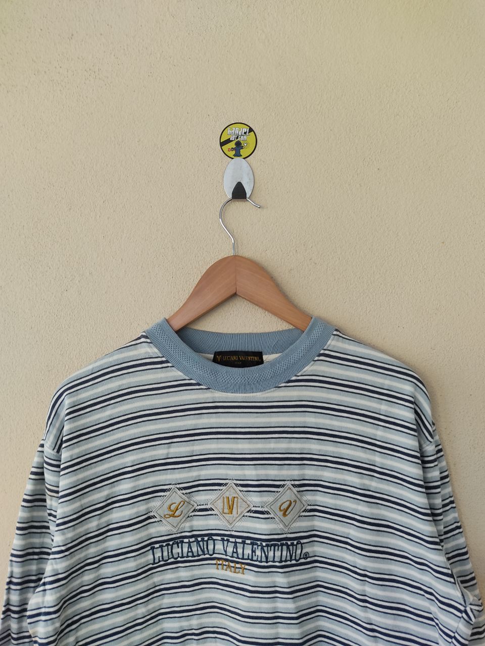 Vintage - VINTAGE LUCIANO VALENTINO STRIPE SWEATSHIRT - 2