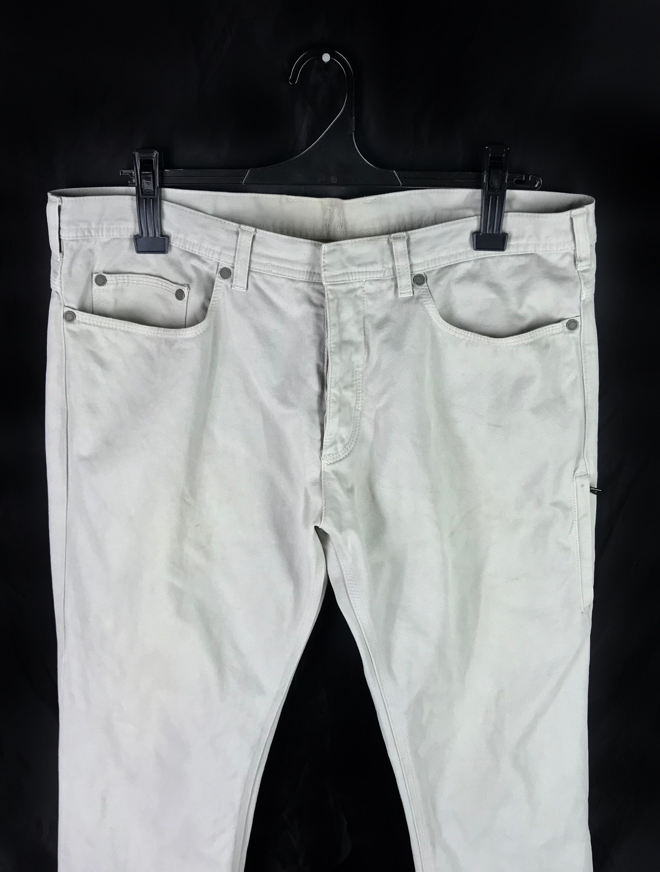 LAST CALL💥NEIL BARRETT Light Grey Jeans Trousers - 3