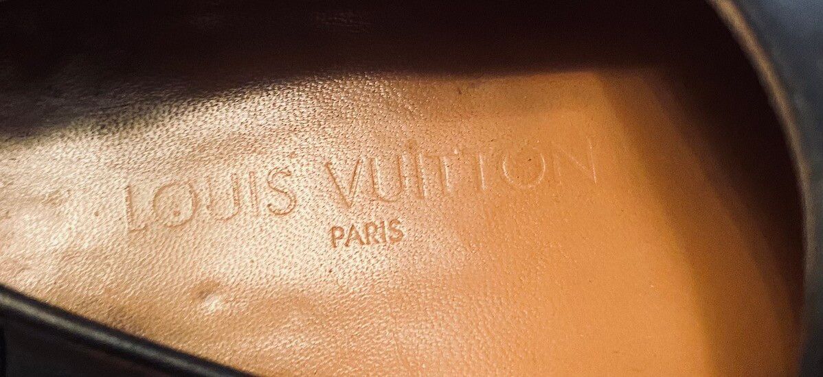 Louis Vuittons Mens Leather Derby Oxford Shoes Size US 9 - 12