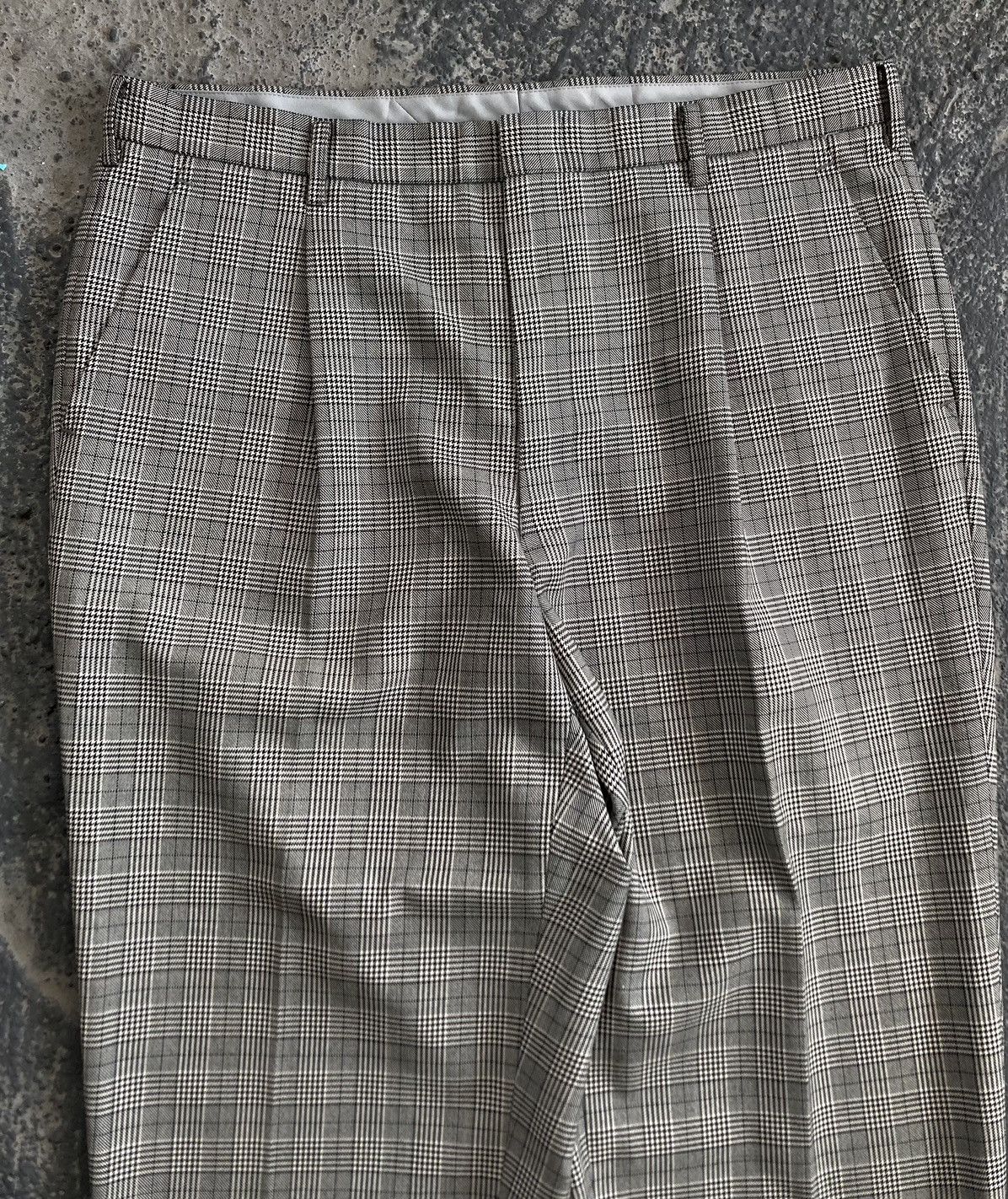 Vintage Japanese Glen Check Trousers - 3