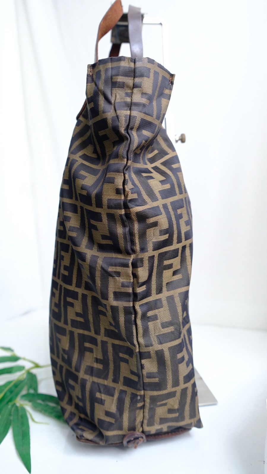 Vintage FENDI ZUCCA tote bag brown - 5