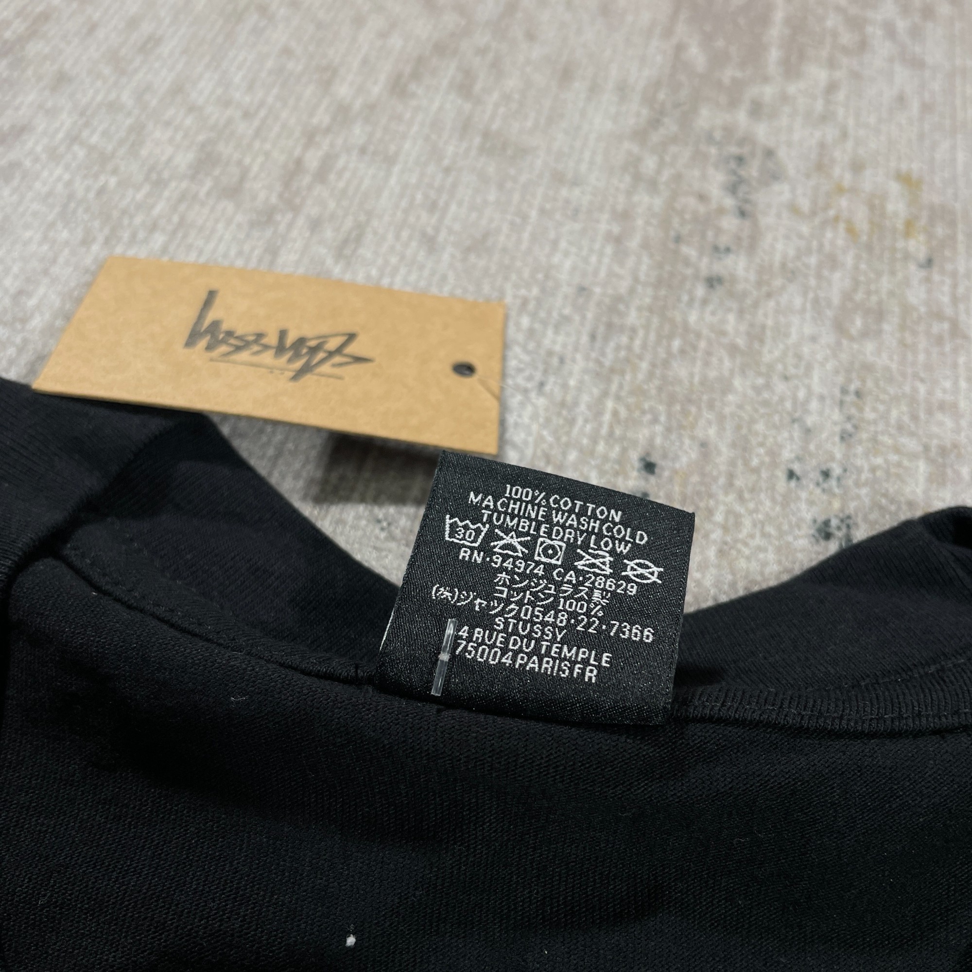 SUMMER STUSSY TSHIRT BLACK // MEDIUM - 4