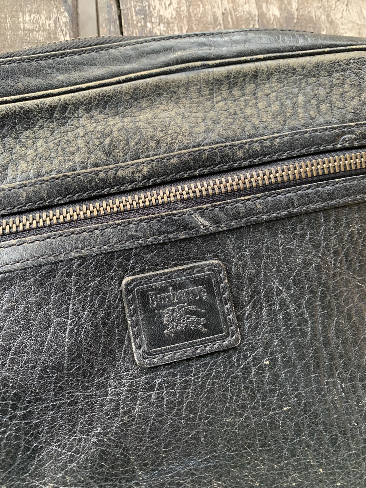 Vintage - Vintage burberrys clutch leather - 8