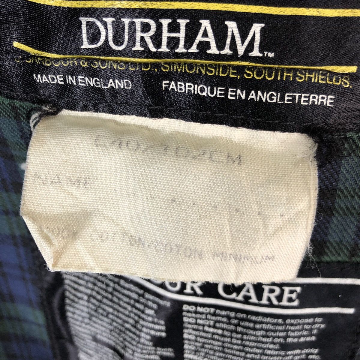 Vintage Barbour A5 Lined Durham Distressed Hooded Jacket - 19
