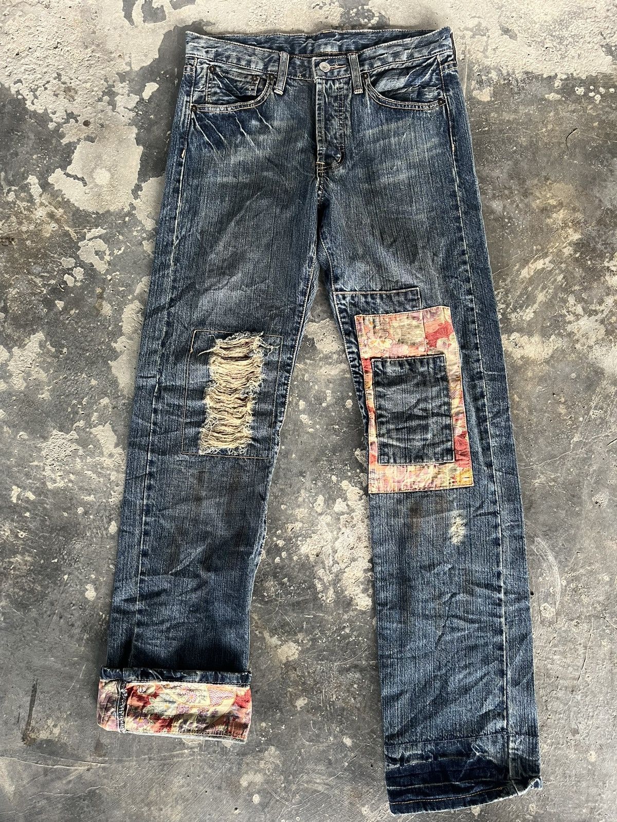 💥Vintage Patchwork Denim - 4