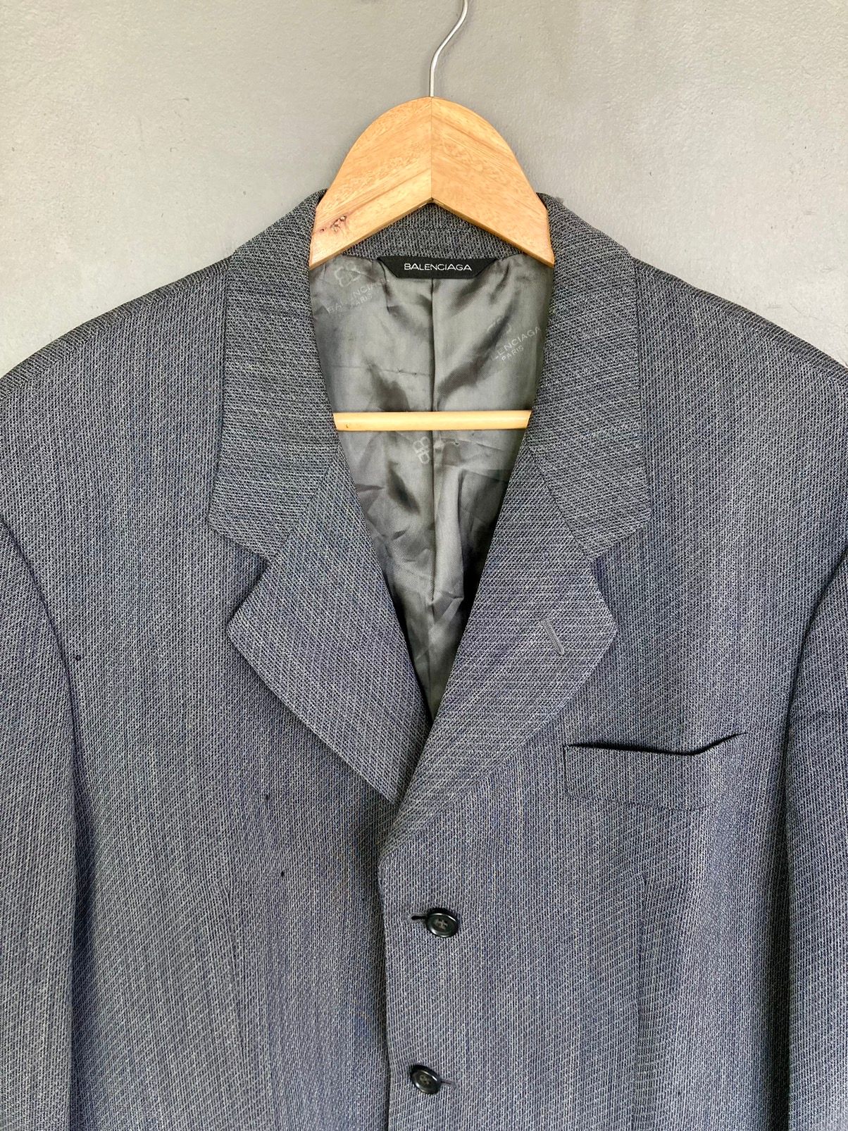 Balenciaga Single Breasted Wool Suit - 3