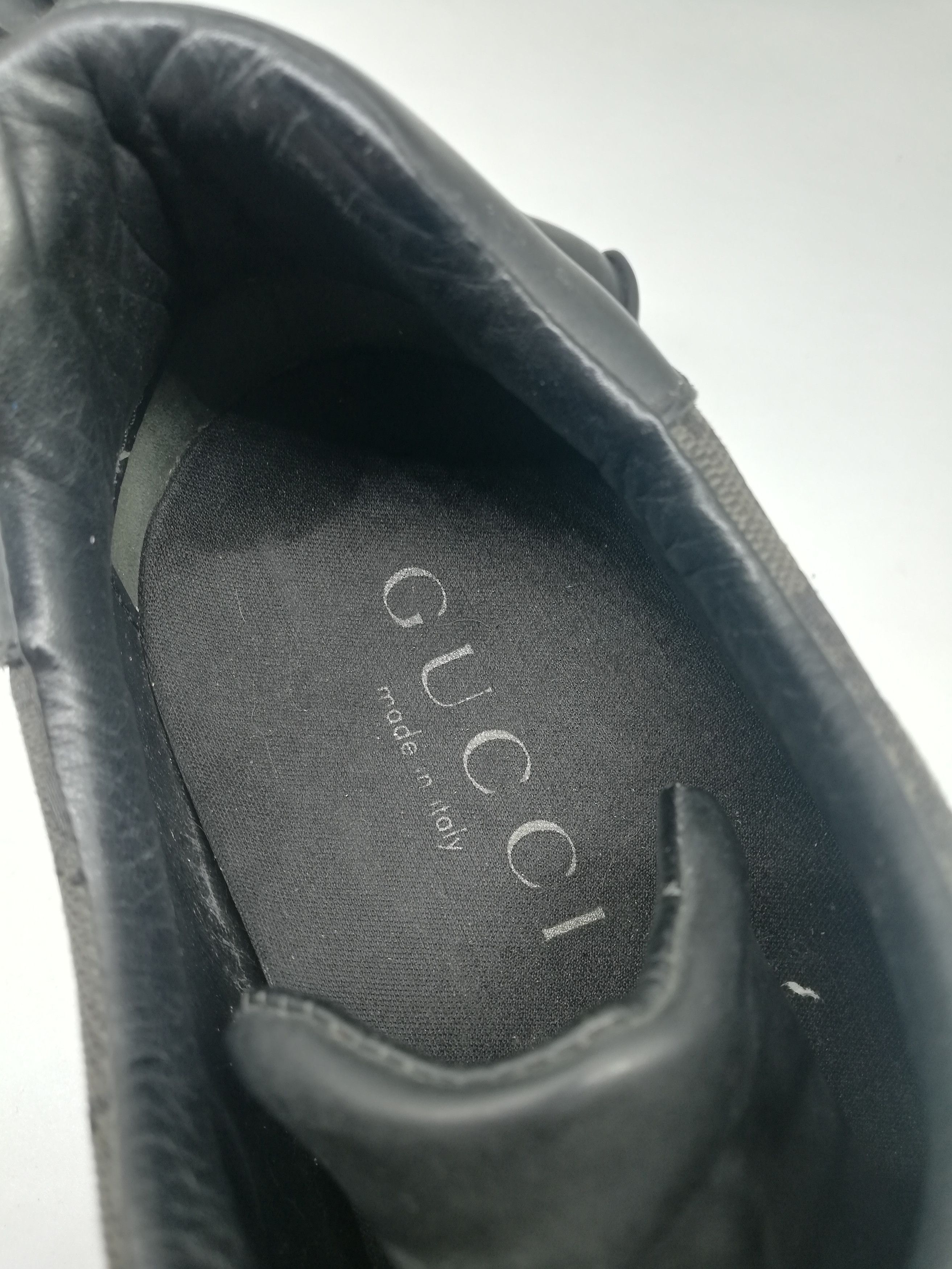 GG Black Velcro Strap Shoes - 9