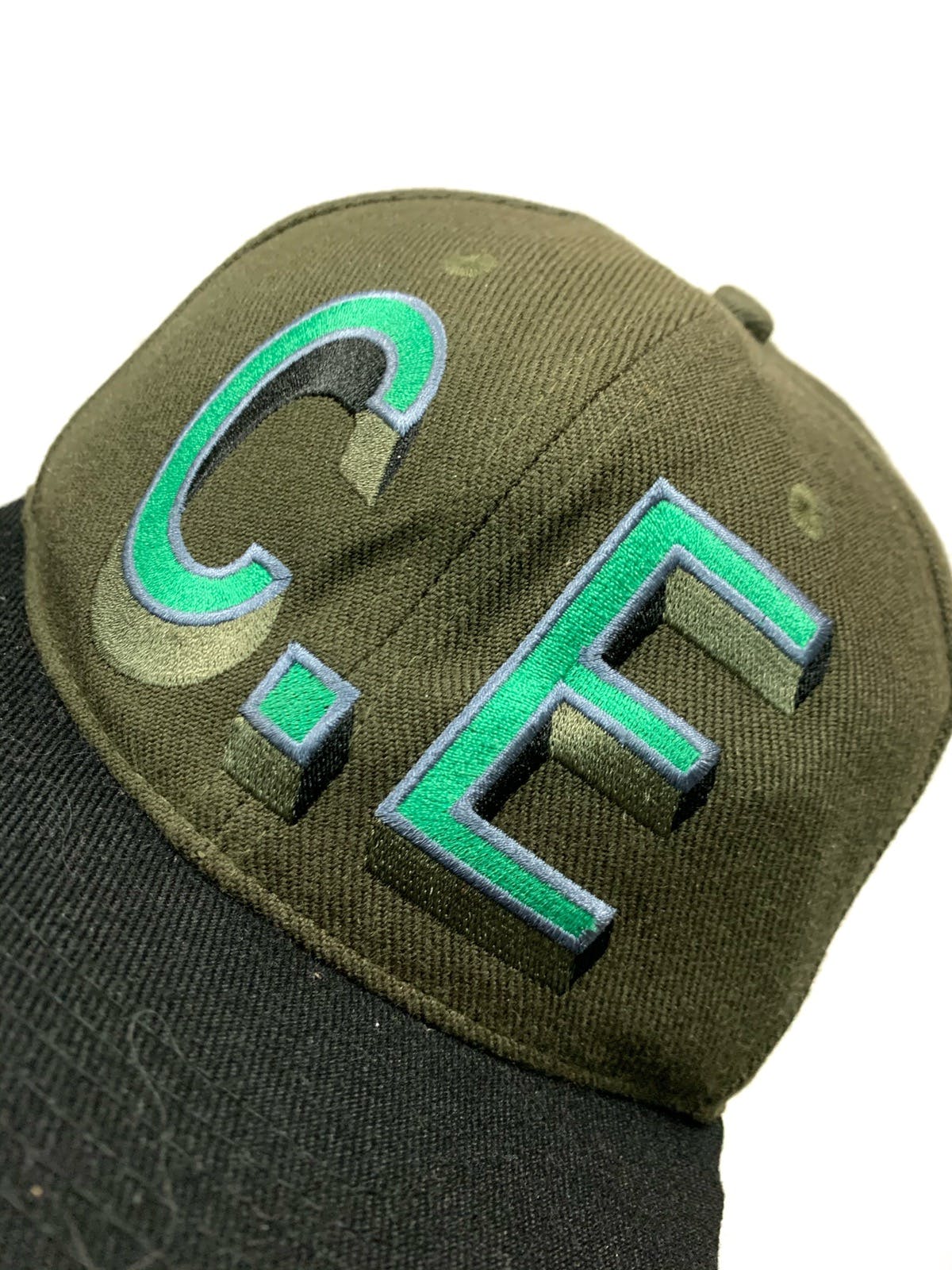 Cav empt leather stripe capp embroidery - 3