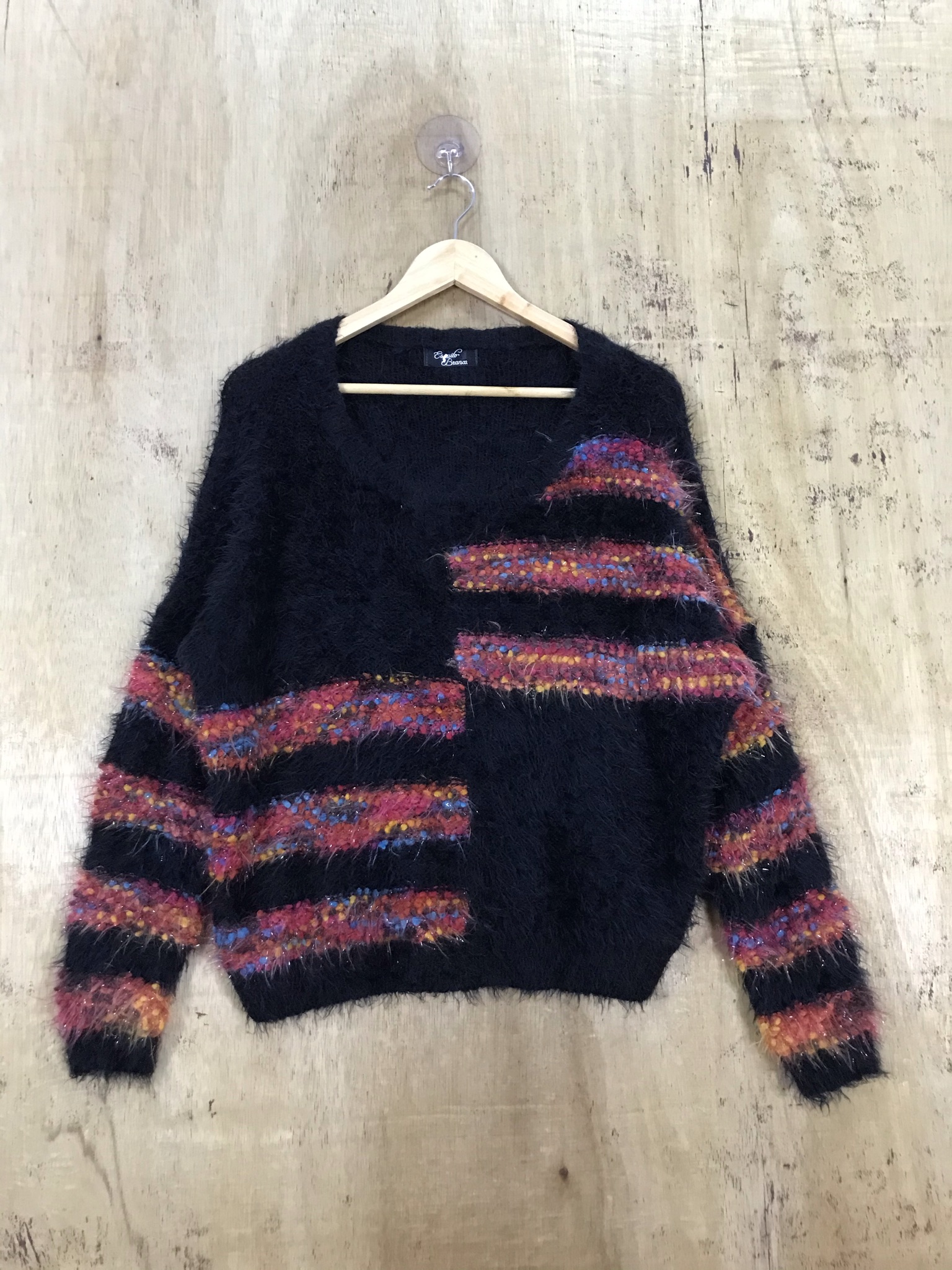 Japanese Brand - Esquilo Mohair Soft Fur Shag Shaggy Knit Sweater - 1