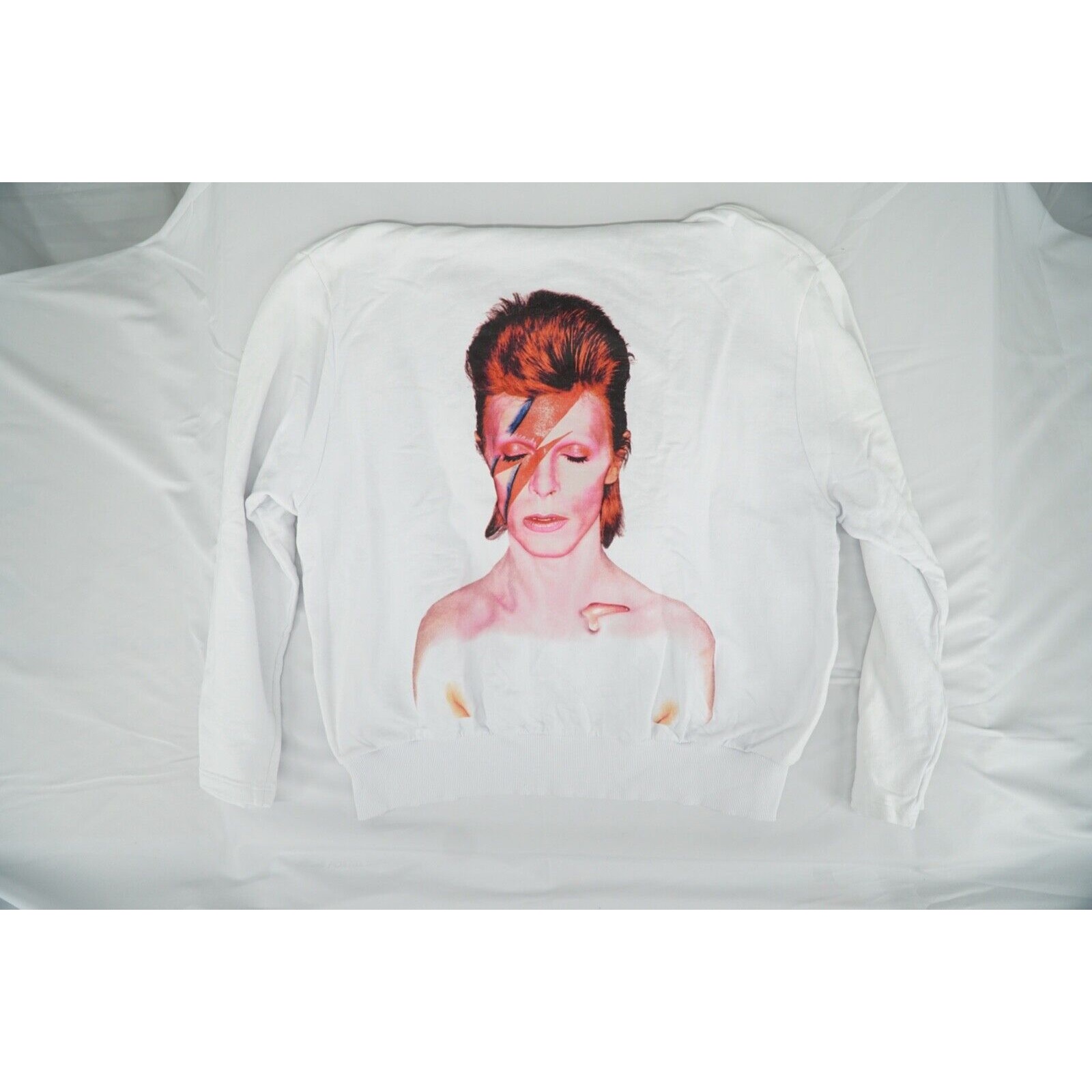 David Bowie IH NOM UH NIT Hoodie Sweatshirt White Paris M - 16