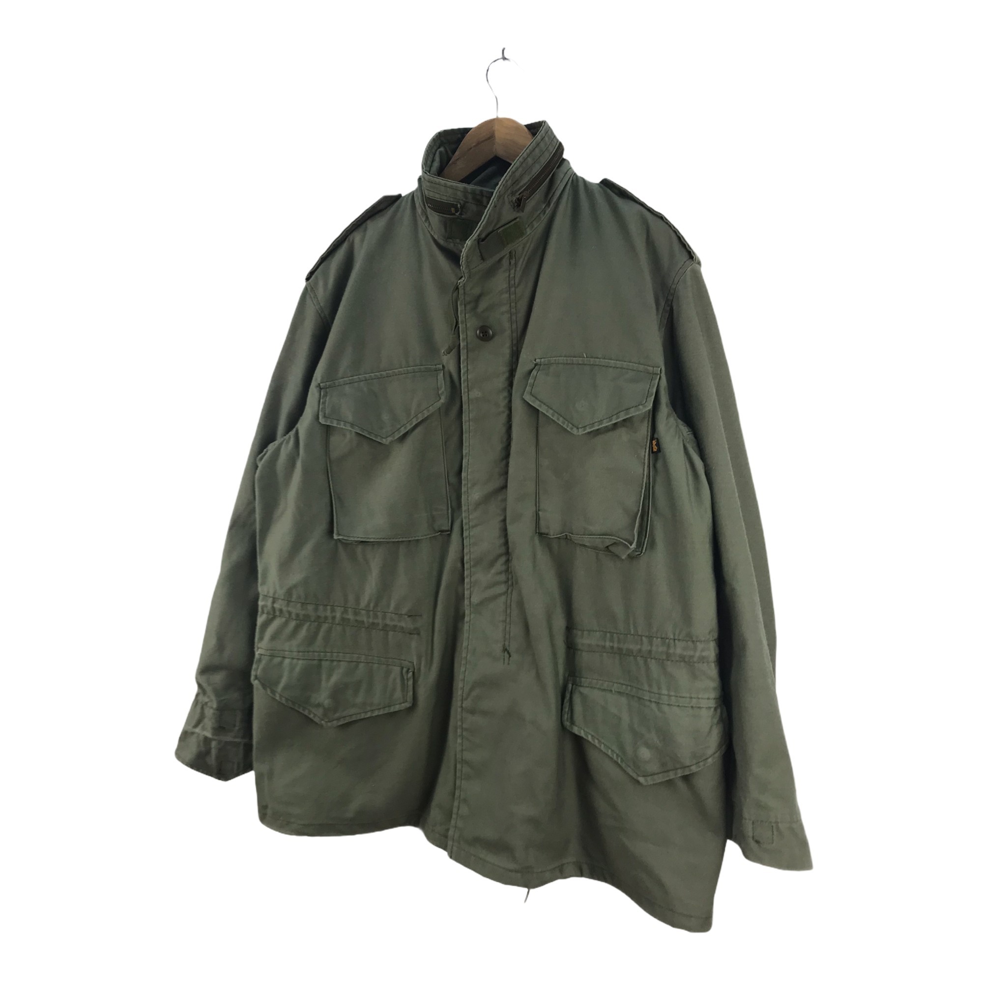 Alpha Industries - Vintage Alpha Industries Coat Mans Field Military Jacket - 4