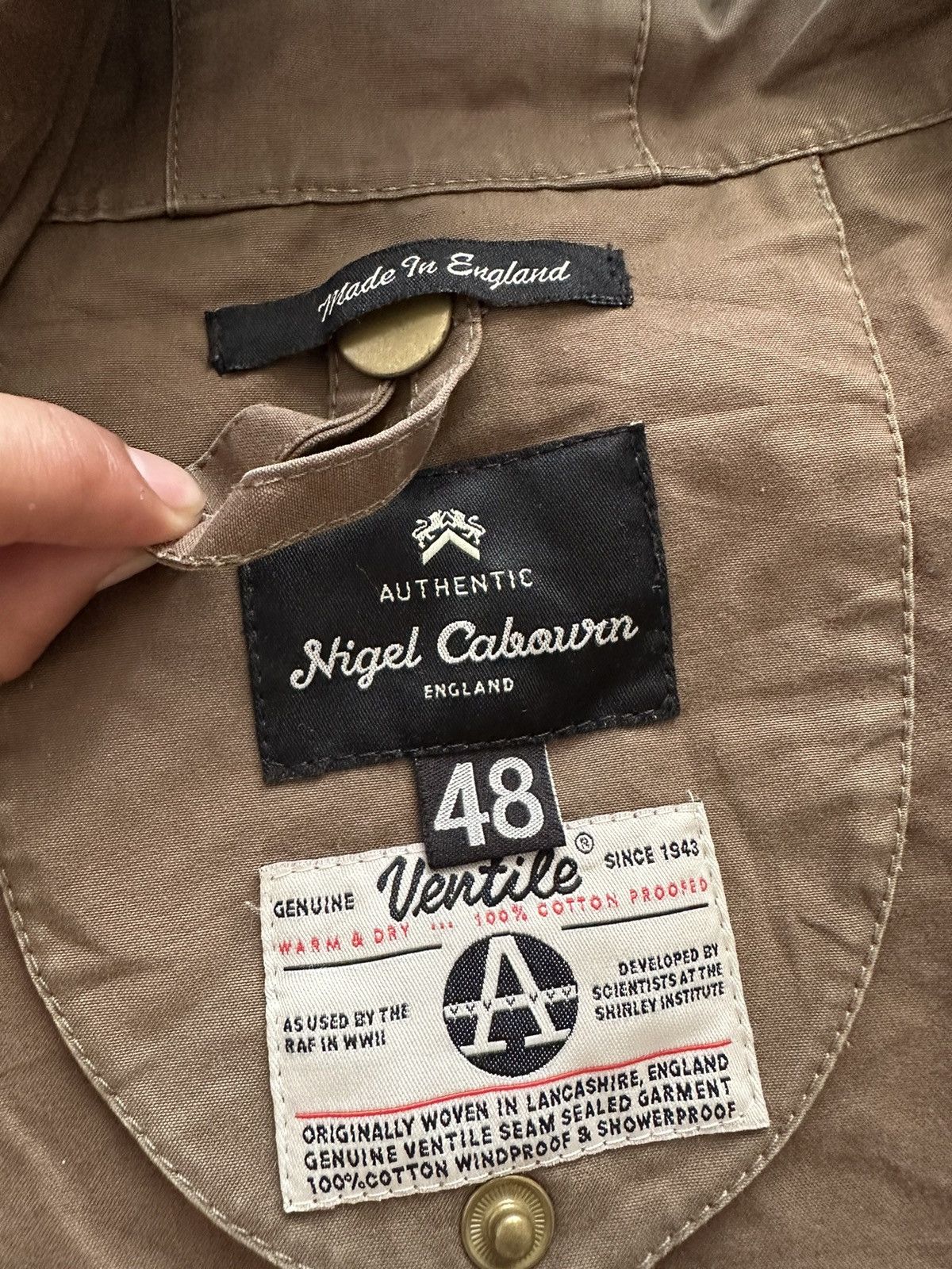 Nigel Cabourn Camera Man Ventile Limited Edition Down Jacket - 18