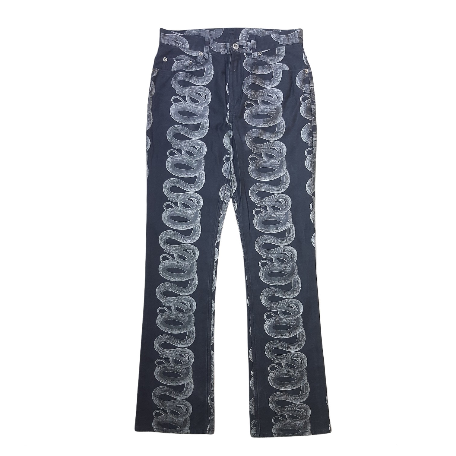 Iconic snake denim - 1