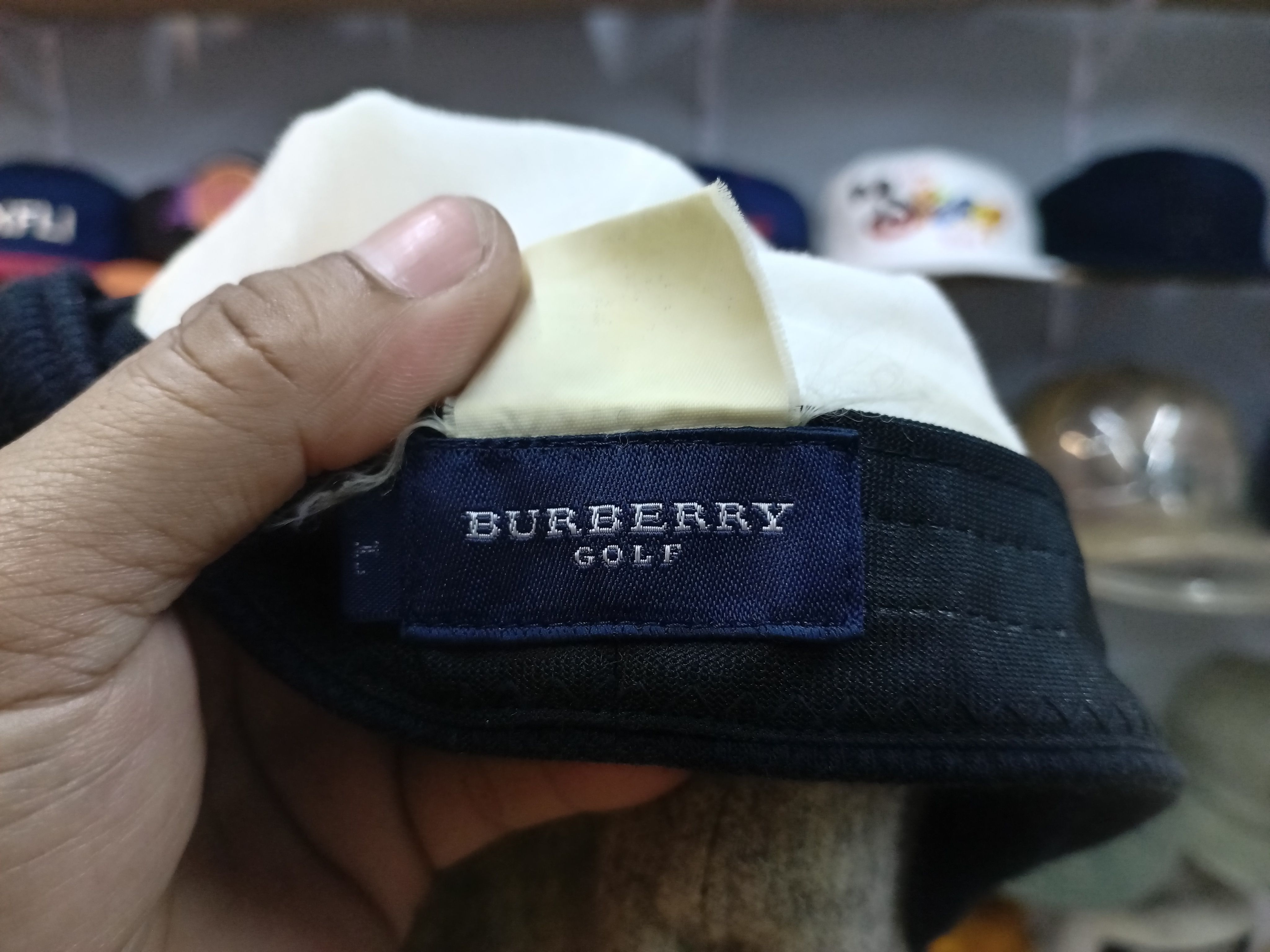 BURBERRY GOLF HAT - 6