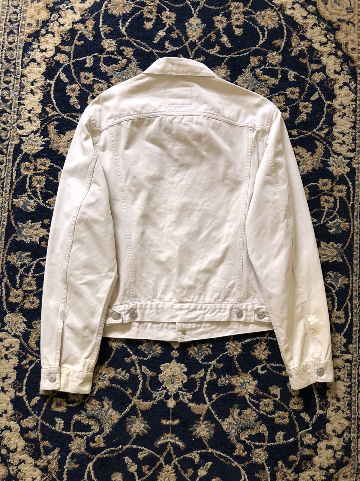 1998 Helmut Lang Off-white Vintage Cotton Jacket - 7