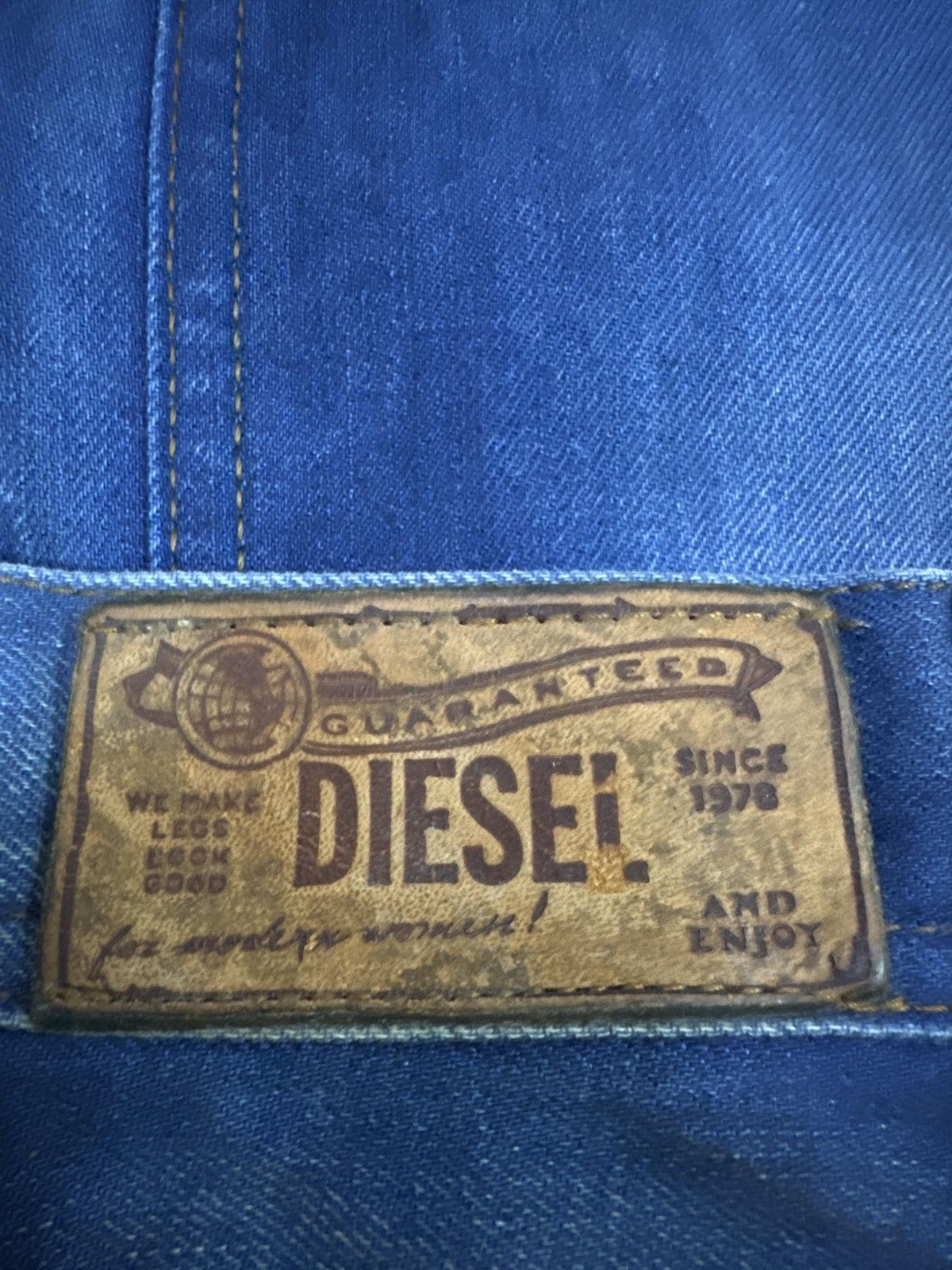 Diesel Jeans Distressed Mud Washed Denim Luxury - 13