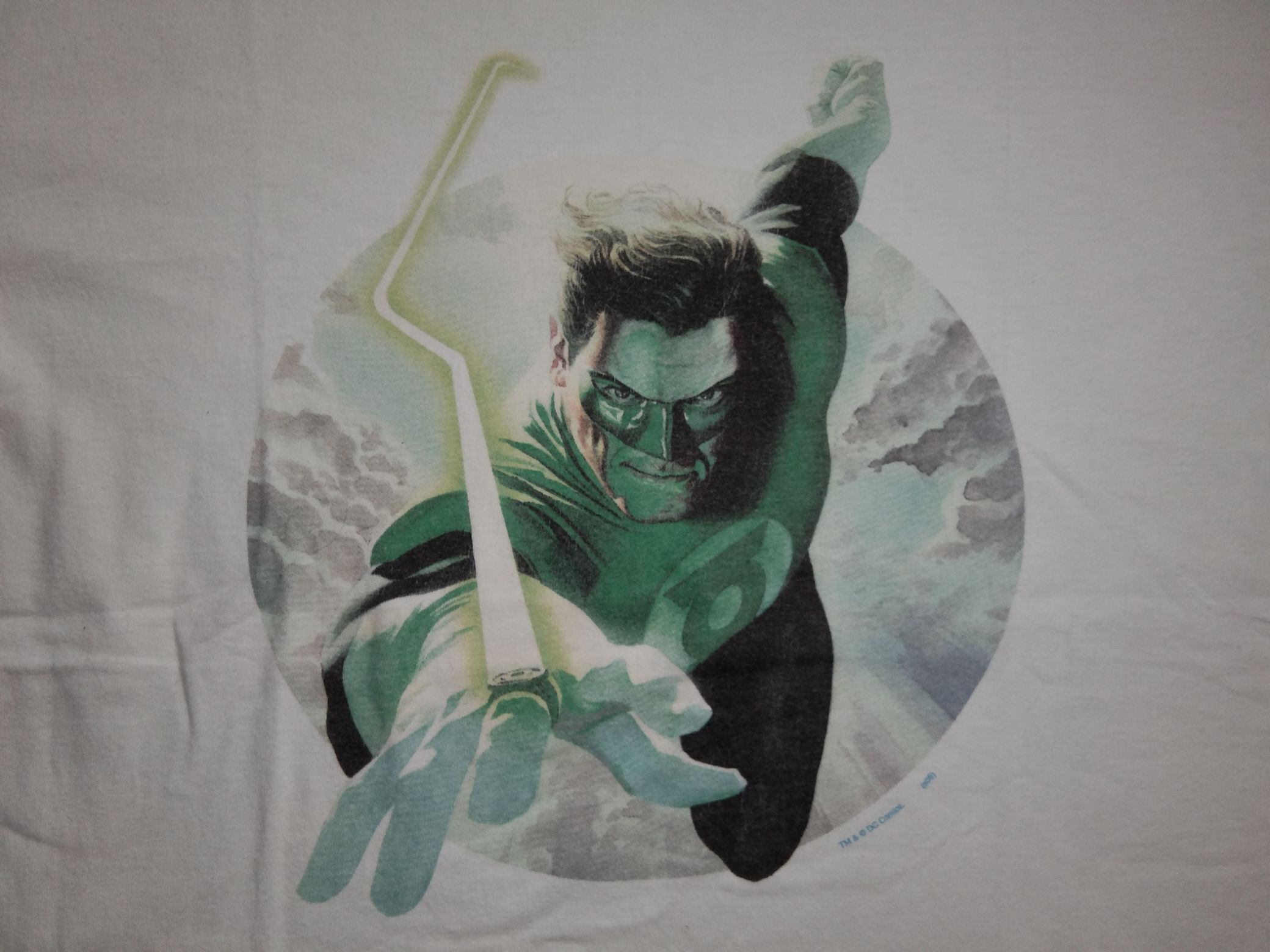 Vintage - VTG 2005 DC Comics Alex Ross Green Lantern Graphitti tshirt - 1