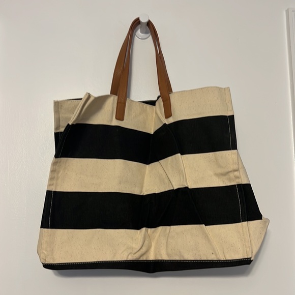 Cabana Striped Canvas Tote - 3