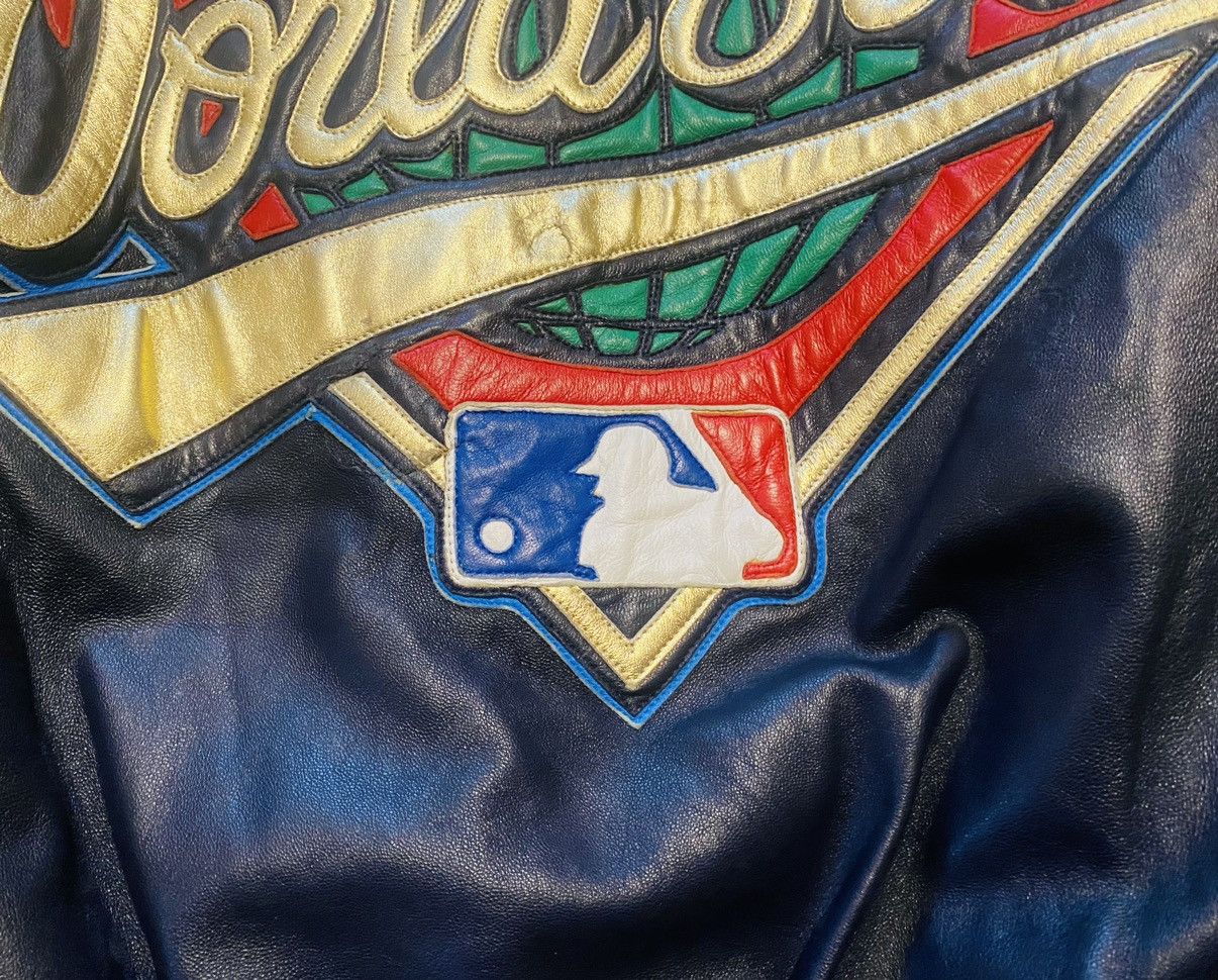 Very Rare - Exclusive Leather Jacket Jeff Hamilton MLB World Series 1993 - 4