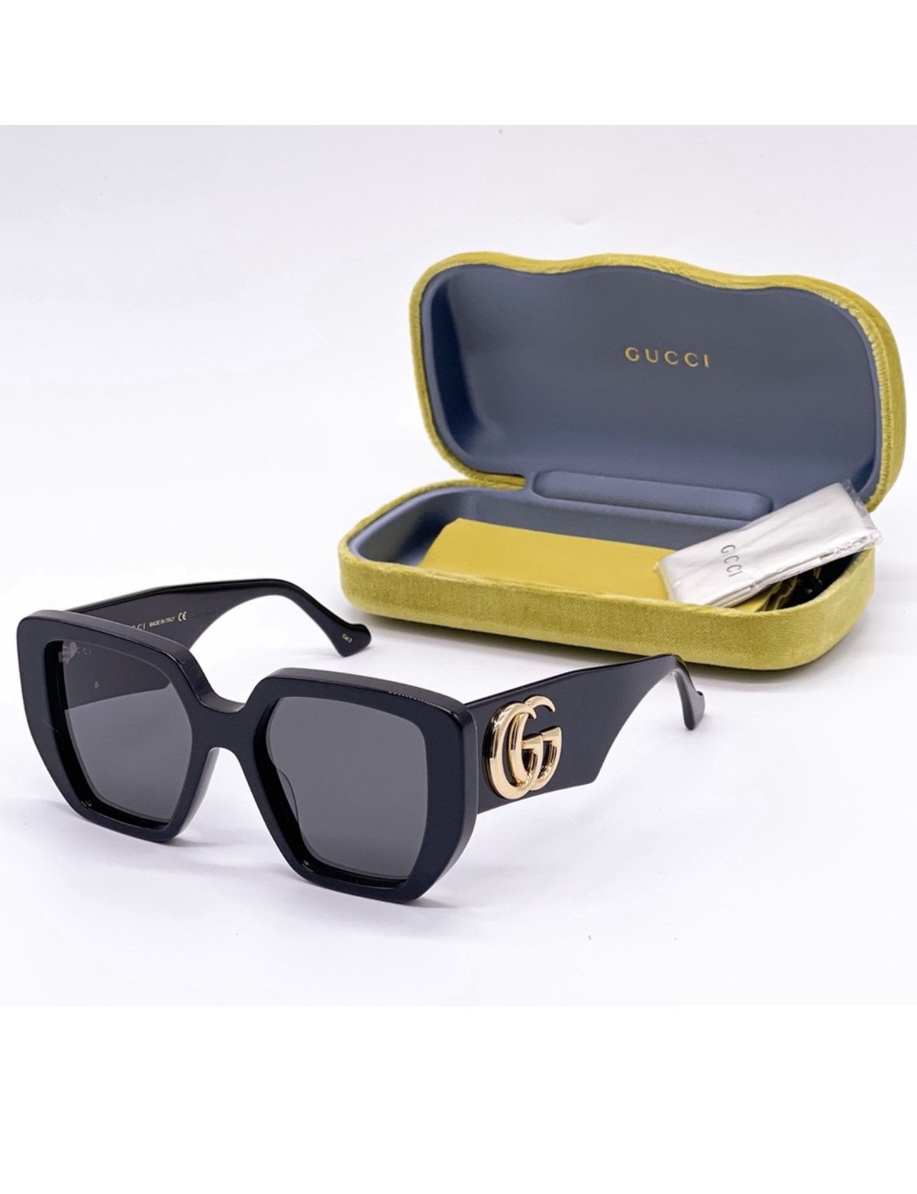 NEW GUCCI GG0956S 001 GUCCI SUNGLASSES GG0956S BLACK - 2