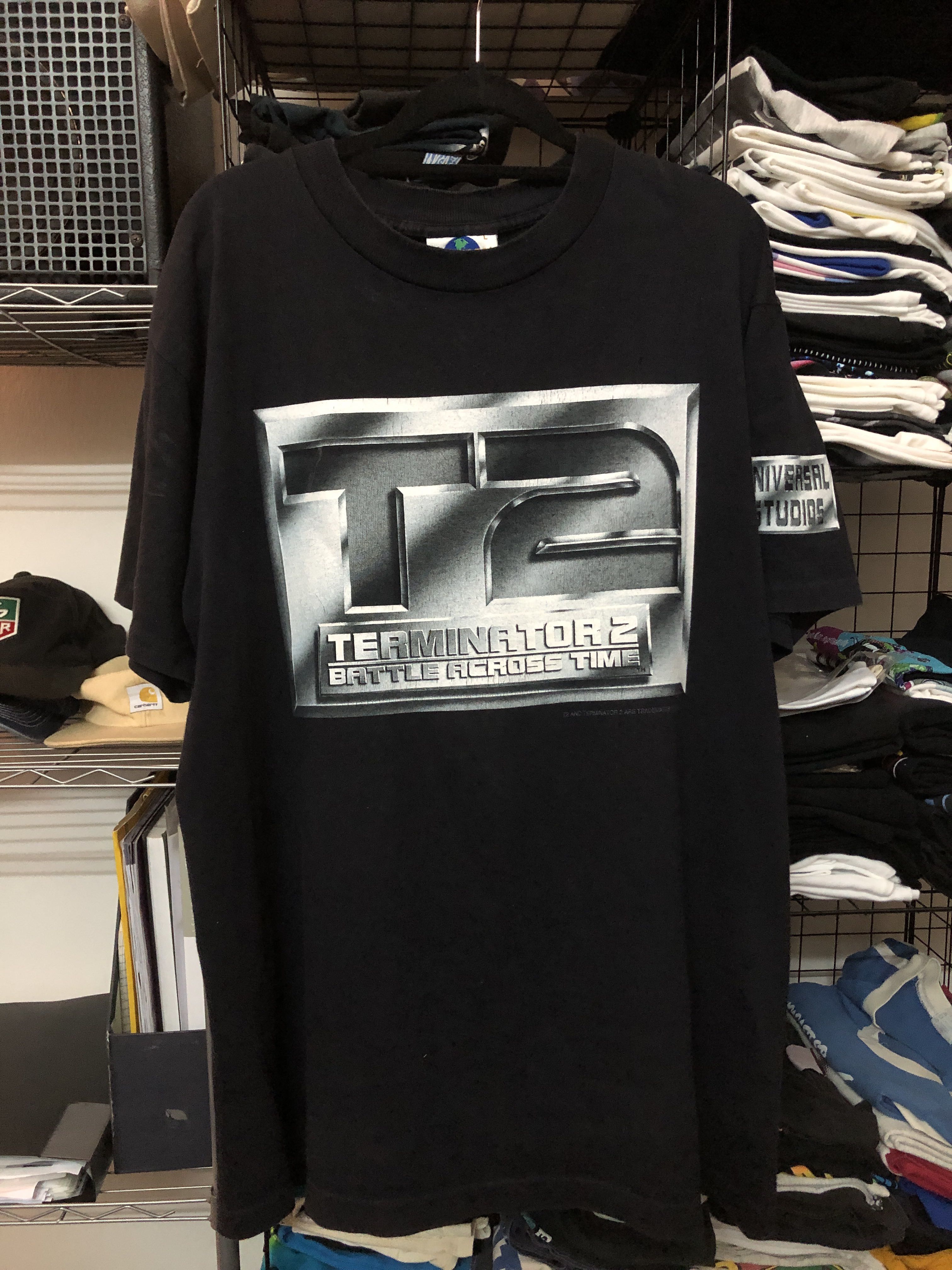 Vintage - Vintage Terminator 2 T2 Movie Universal Studios T-Shirt - 1