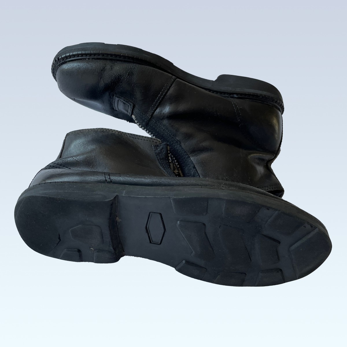 YYPH Front Zip Leather Boot (AW89) - 3