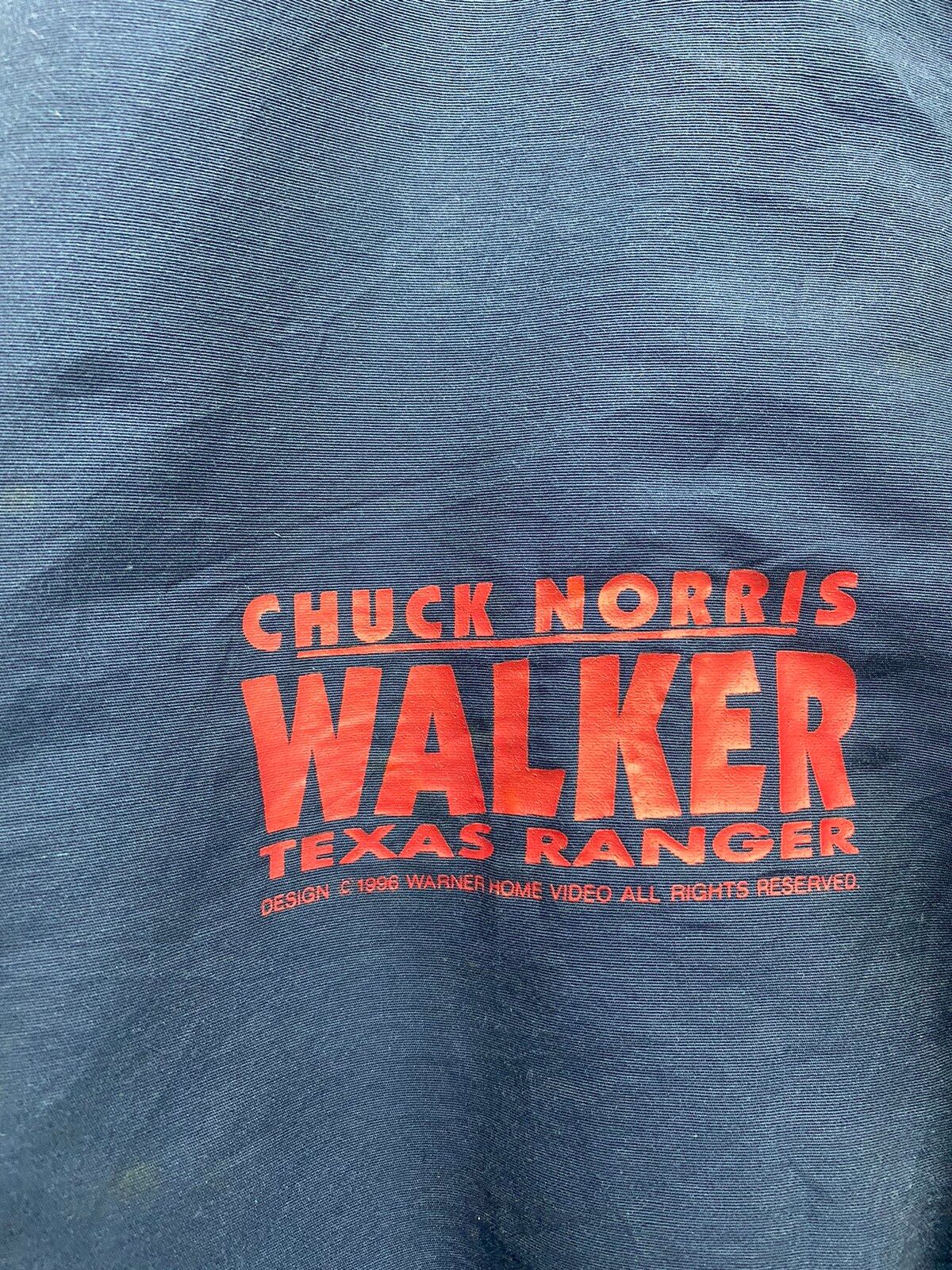 VINTAGE 1996 CHUCK NORRIS WALKER TEXAS RANGER MOVIE JACKET - 10
