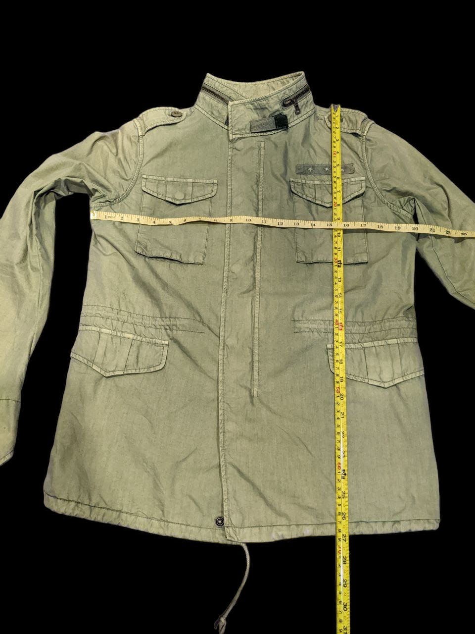 BEAMS TAXI DRIVER M65 ARMY JACKET IN GREEN ARMY COLOUR - 9