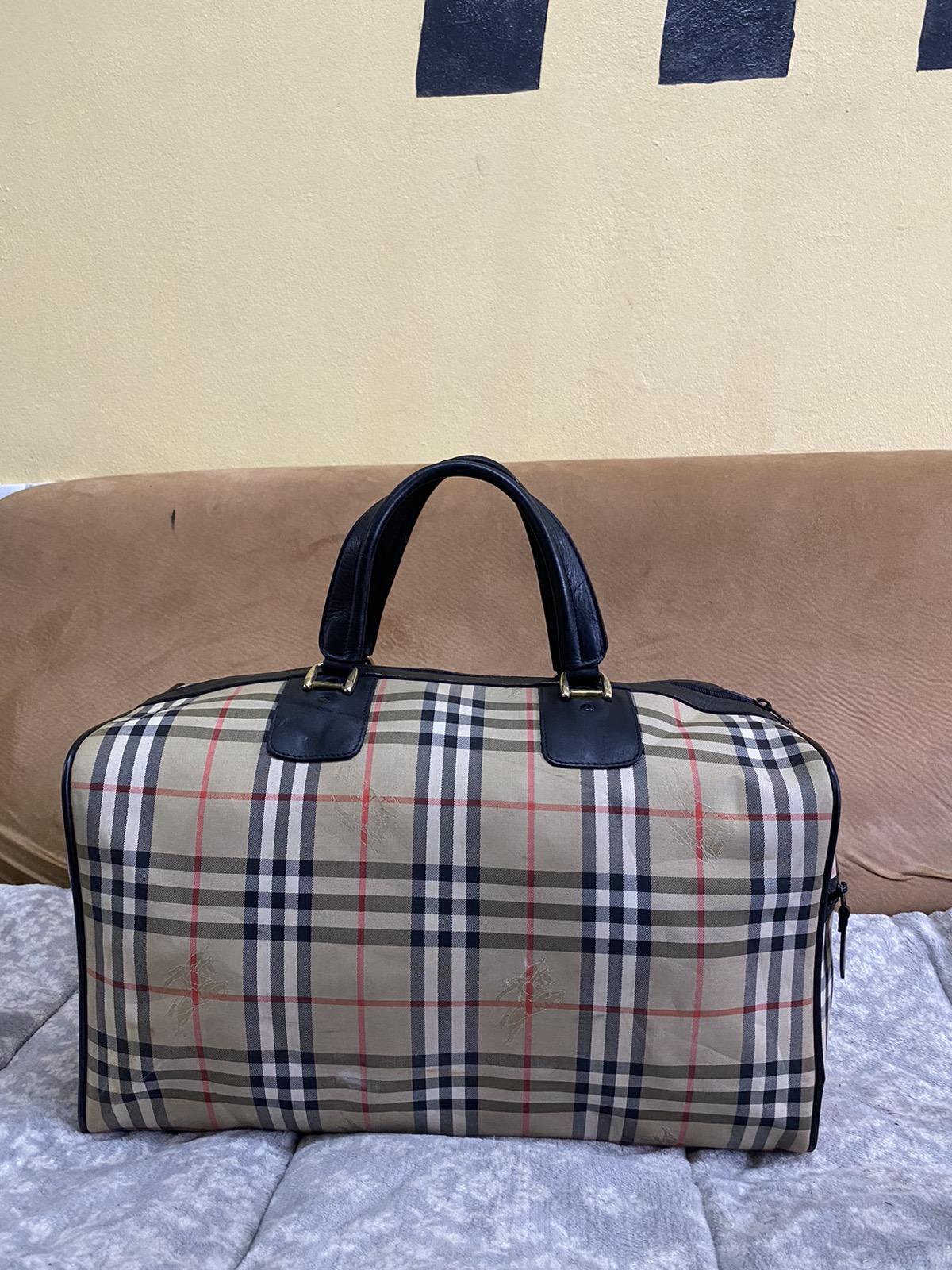 Steals💥 Burberry Leather Travel Bag - 5